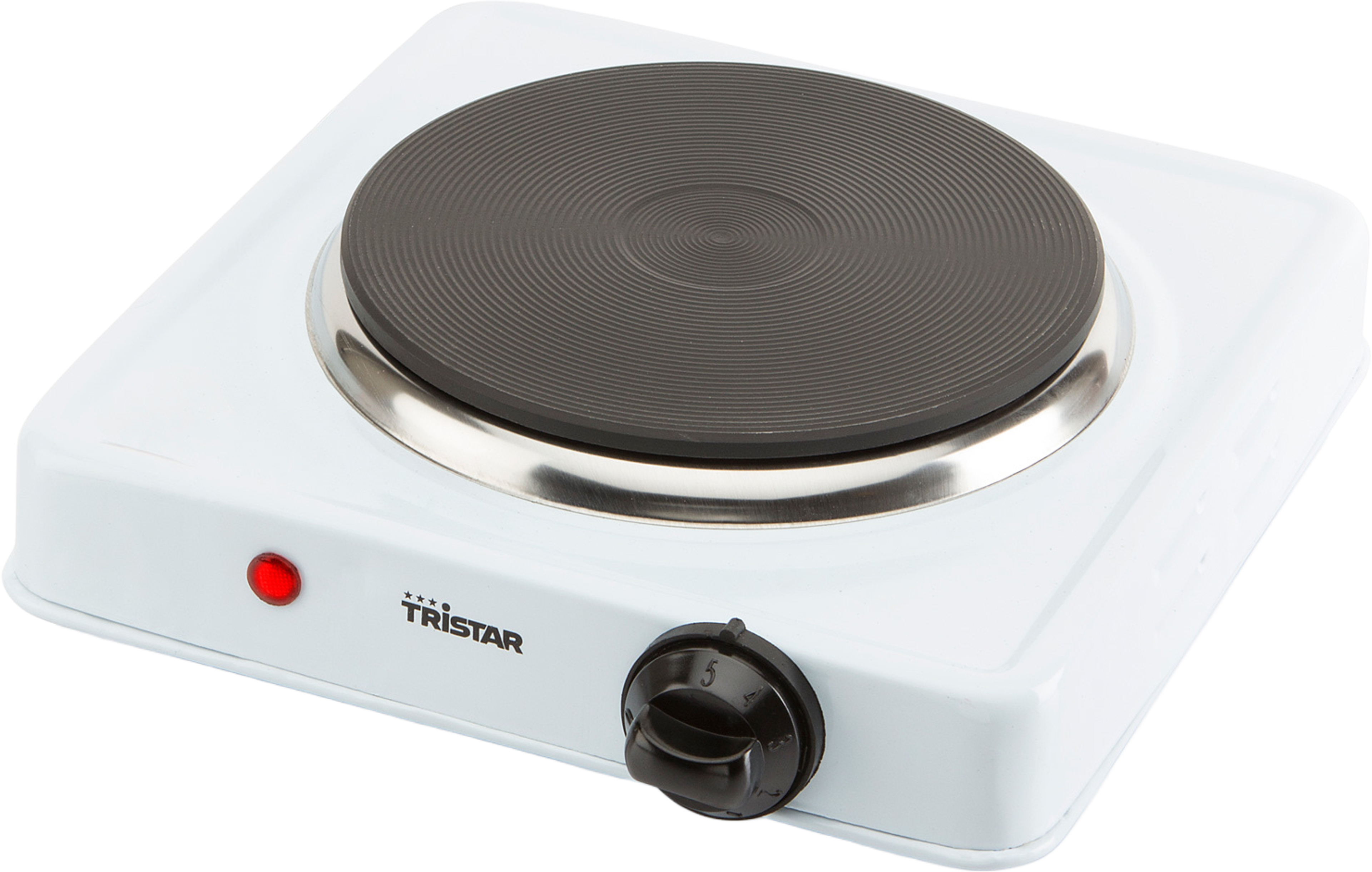 Kokplatta Enkel 15cm 1000w Kp-6185 0,9m Sladd Termostat Styrd, från Tristar, i färgen vit. Klicka för att öppna bilden i stort format