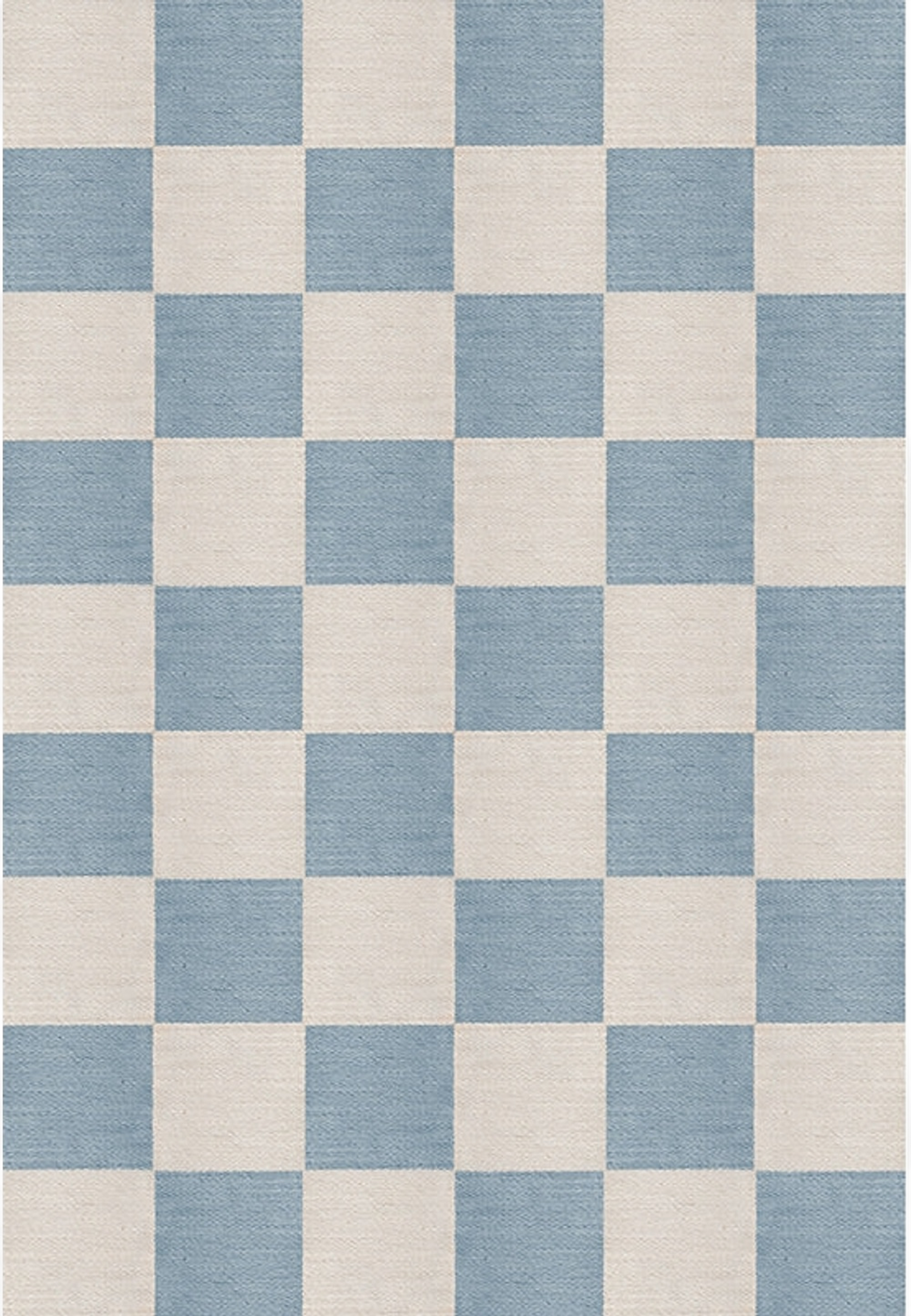 Chess Ullmatta Cornflower Blue 200x300 cm, från Layered, i färgen blå. Klicka för att öppna bilden i stort format
