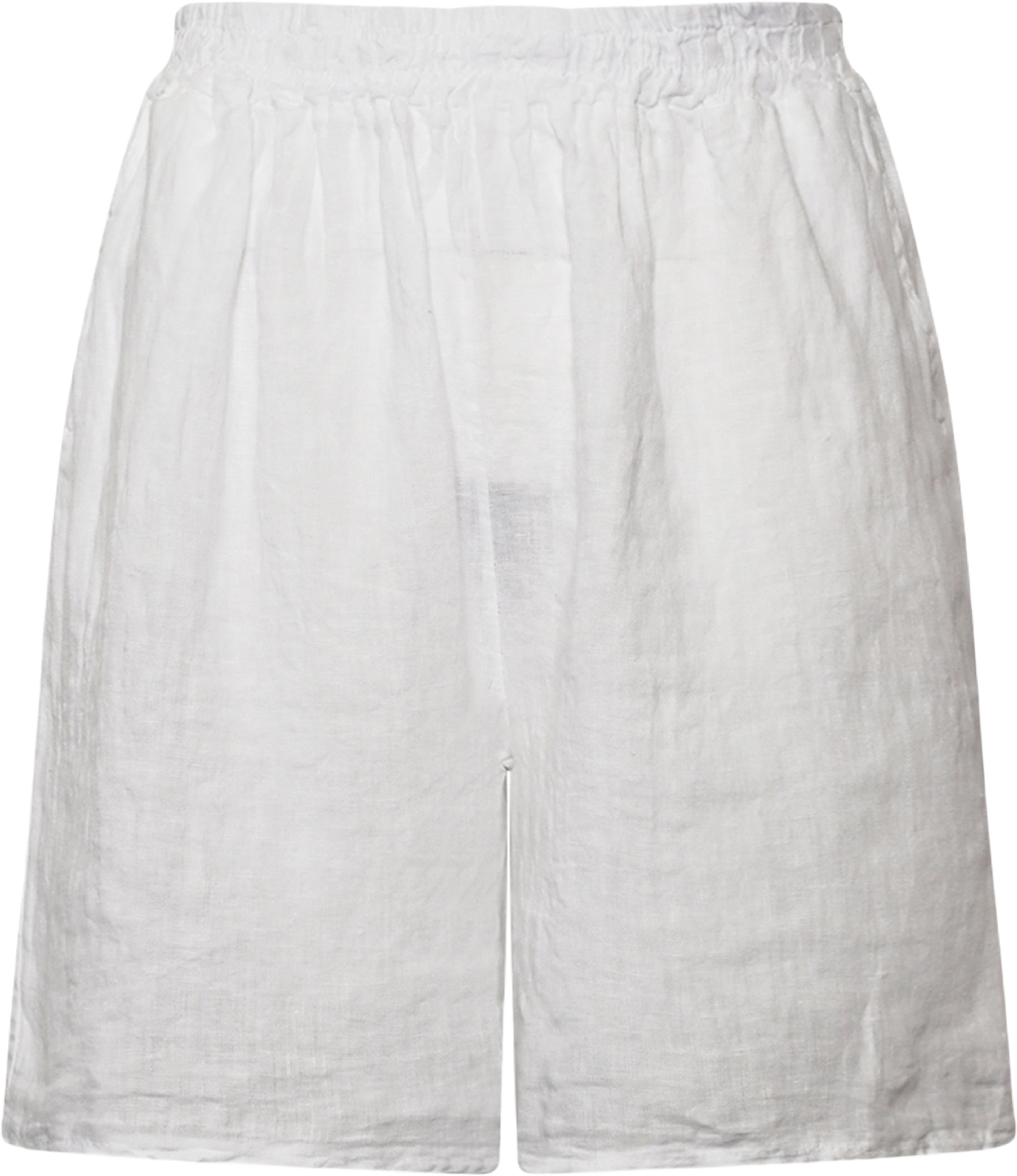 Tracy, Shorts, Linen - White