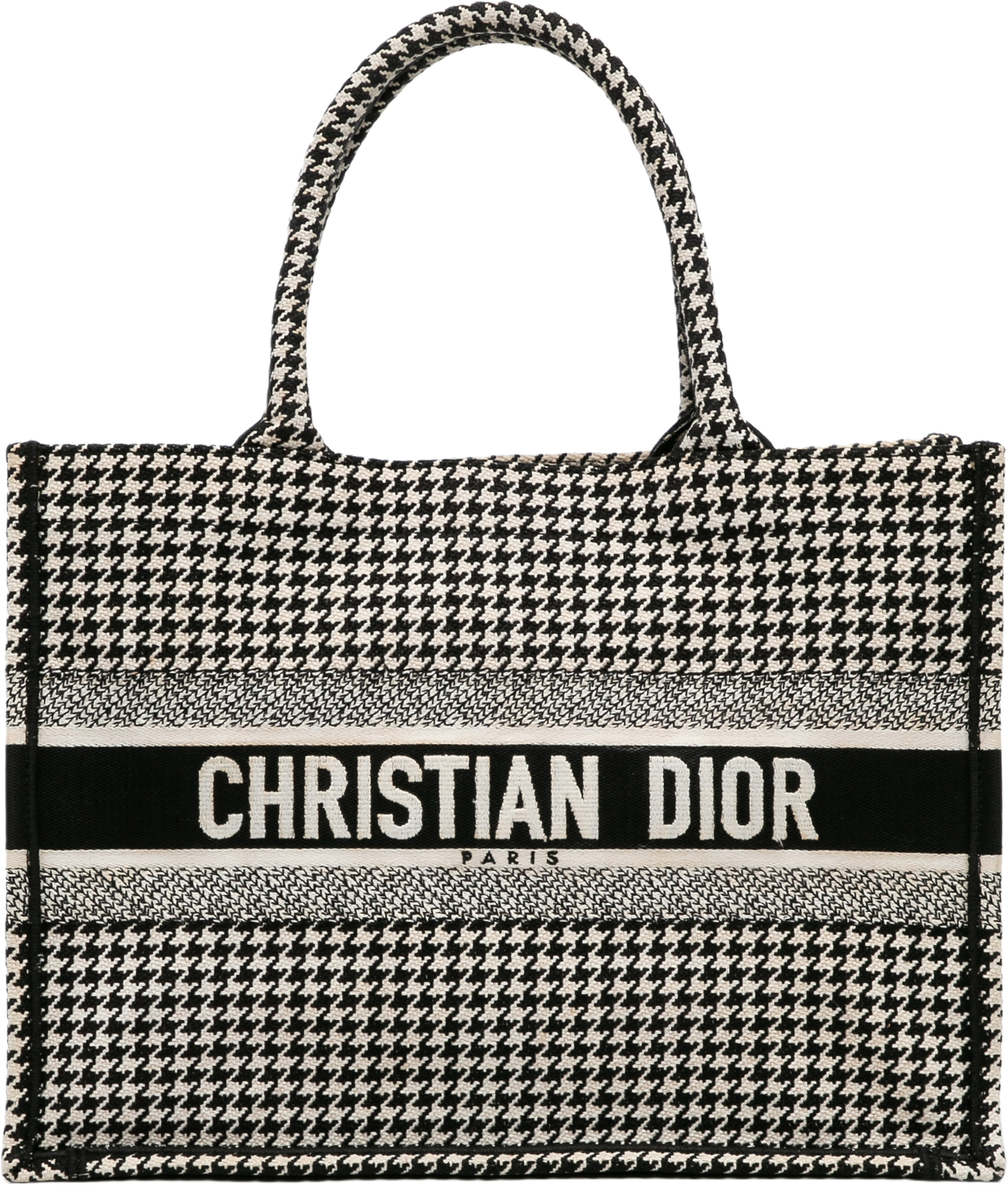 Dior Medium Houndstooth Book Tote