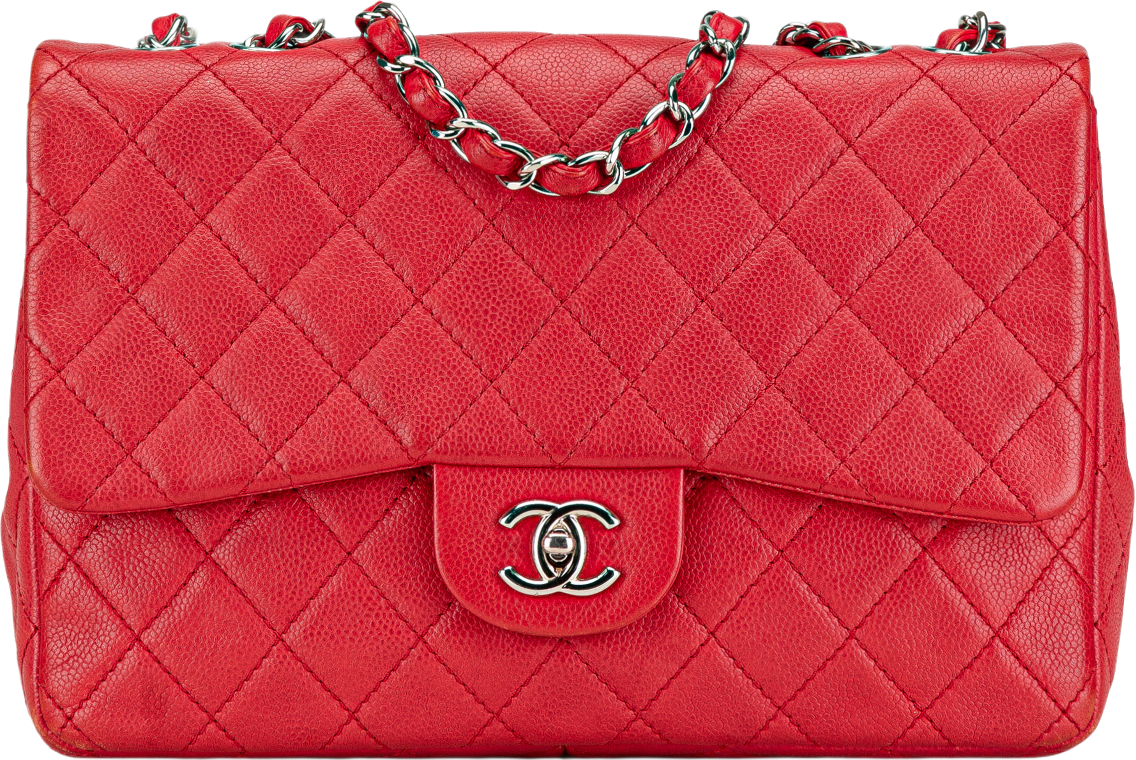 Chanel Jumbo Classic Caviar Single Flap