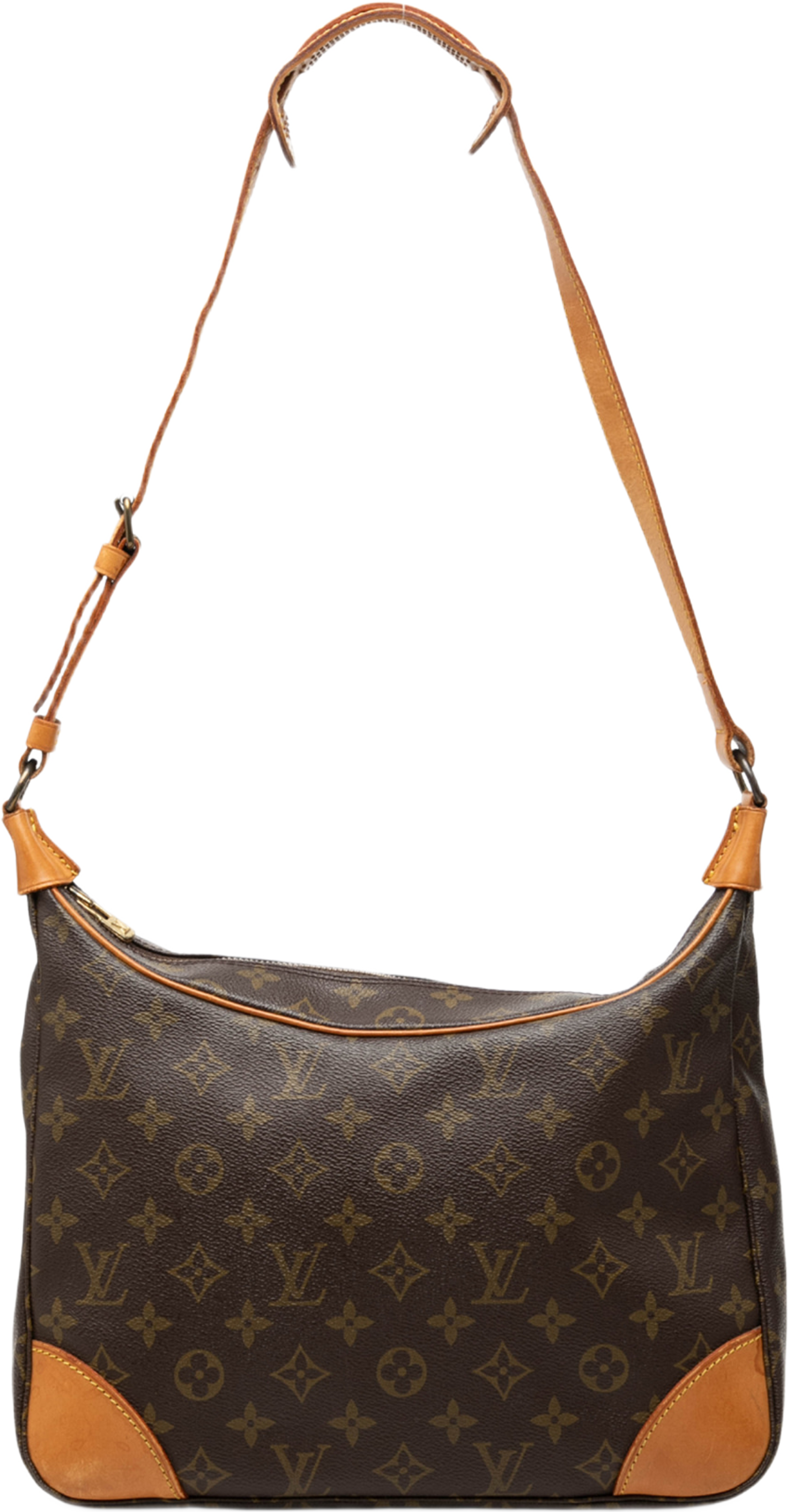Louis Vuitton Monogram Boulogne 30, från Luxclusif, i färgen brun. Klicka för att öppna bilden i stort format