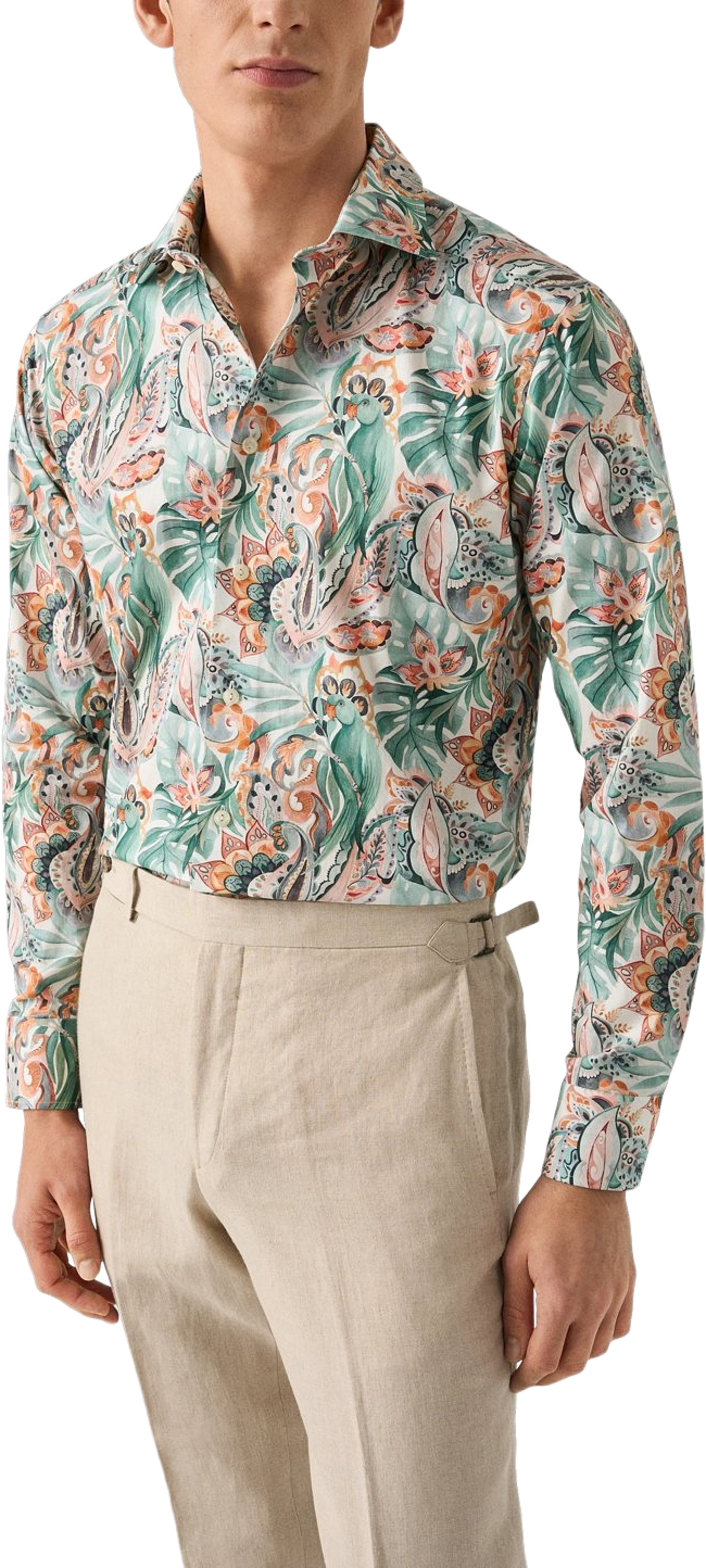 Signature Twill-skjorta Slim Fit