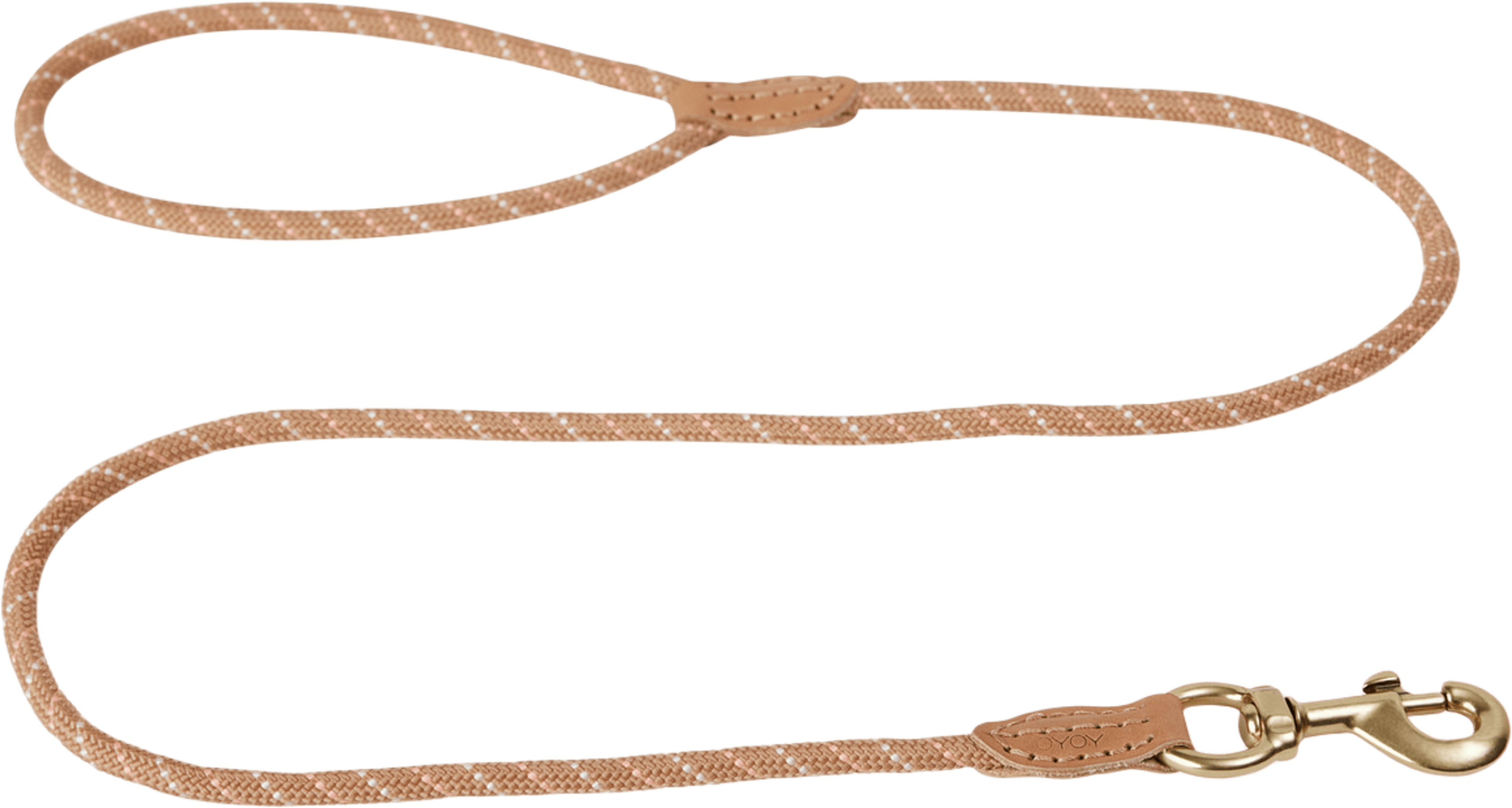 Perry Dog Leash - S/m, från OYOY Living, i färgen caramel. Klicka för att öppna bilden i stort format