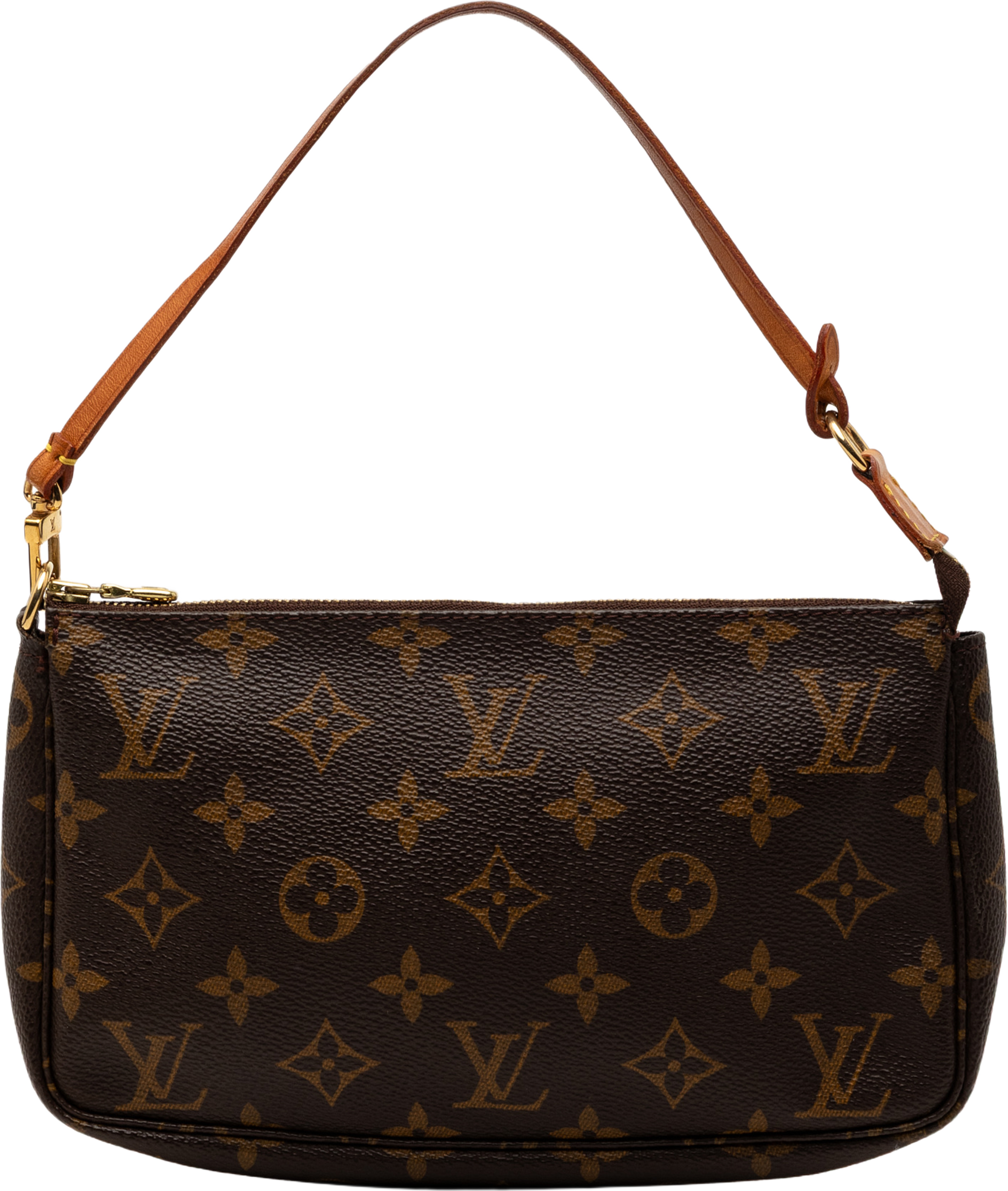 Louis Vuitton Monogram Pochette Accessoires, från Luxclusif, i färgen brown. Klicka för att öppna bilden i stort format