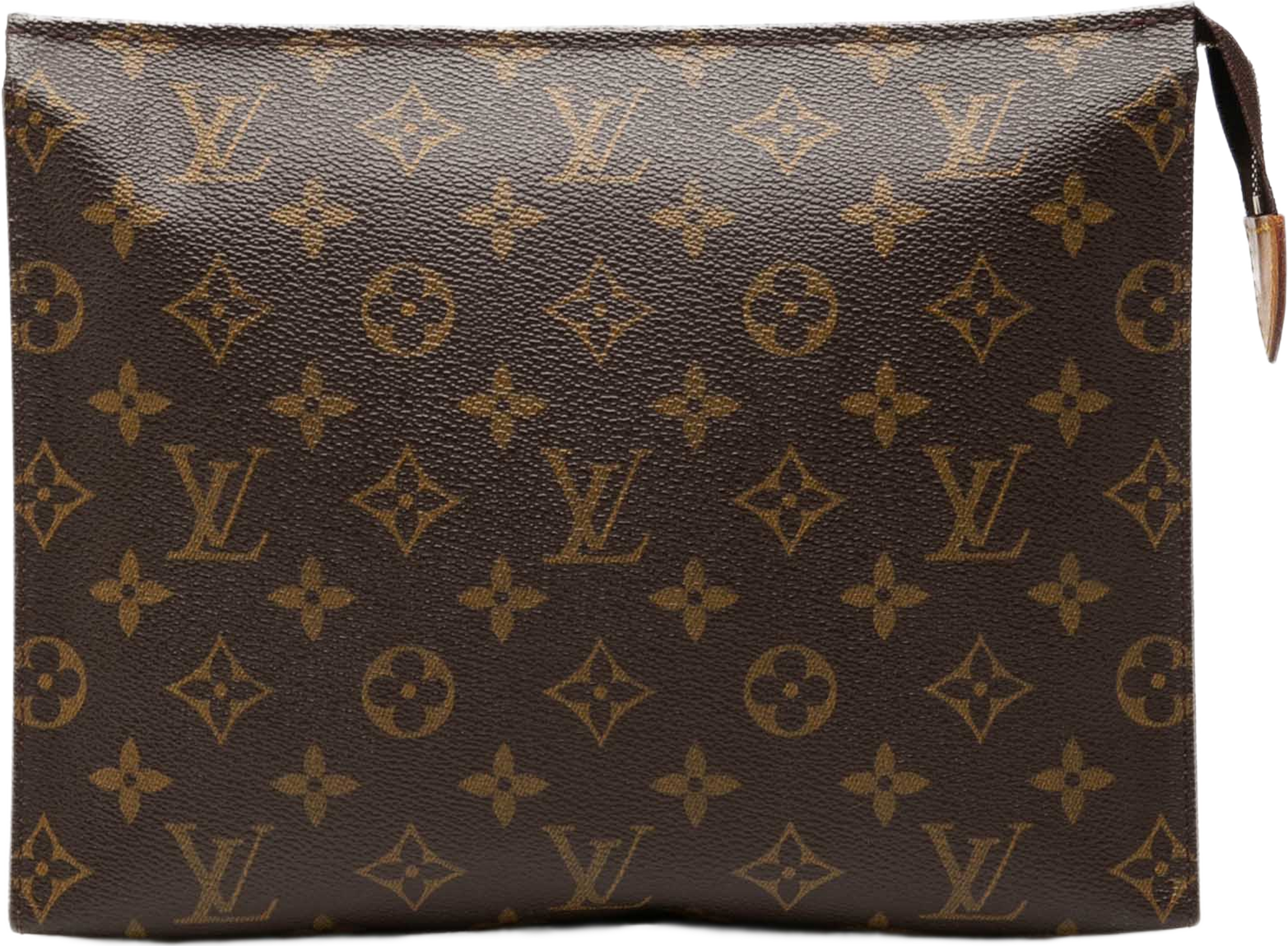 Louis Vuitton Monogram Toiletry Pouch 26, från Luxclusif, i färgen brun. Klicka för att öppna bilden i stort format