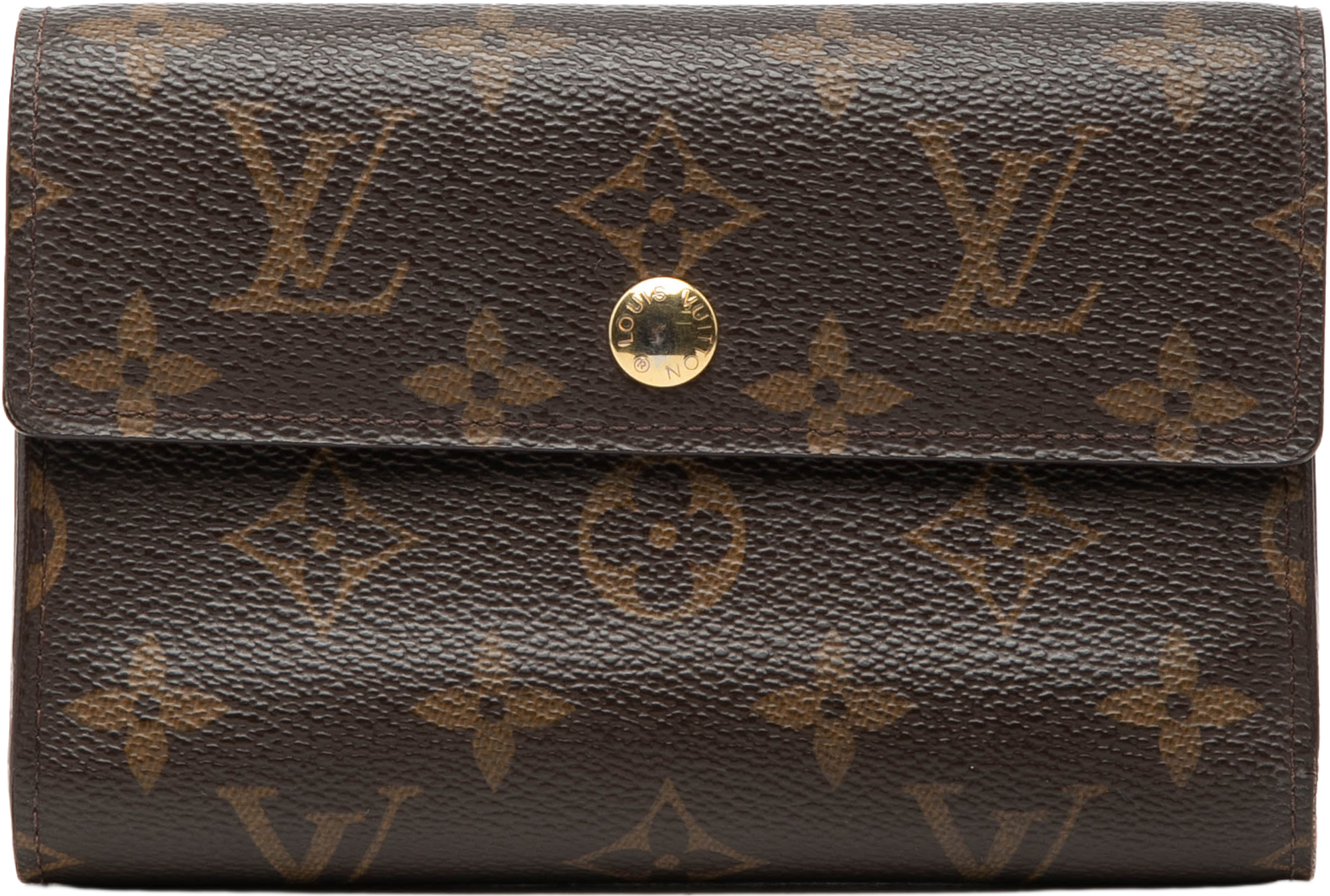 Louis Vuitton Monogram Alexandra Small Wallet, från Luxclusif, i färgen brown. Klicka för att öppna bilden i stort format