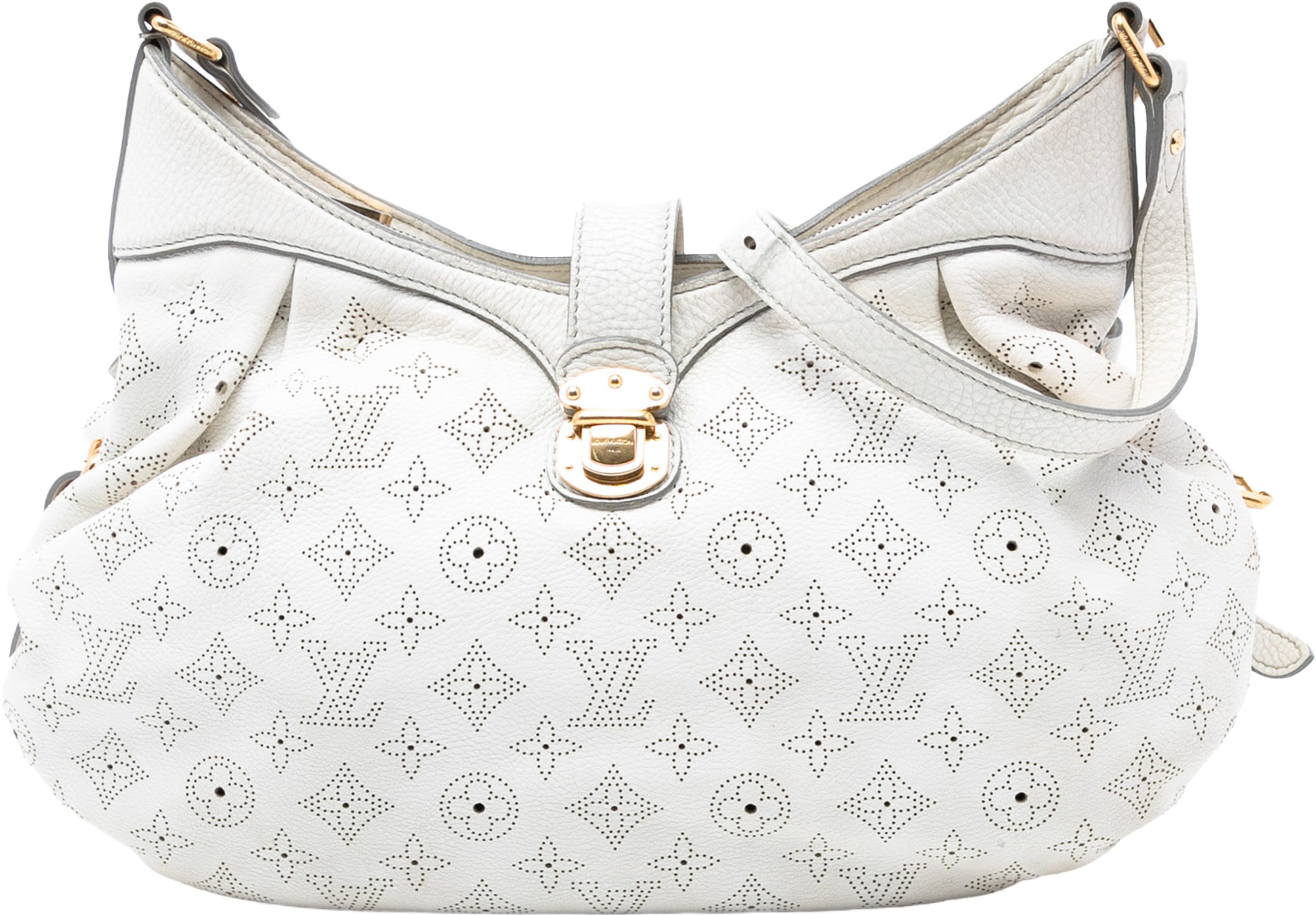 Louis Vuitton Monogram Mahina Xs, från Luxclusif, i färgen white. Klicka för att öppna bilden i stort format