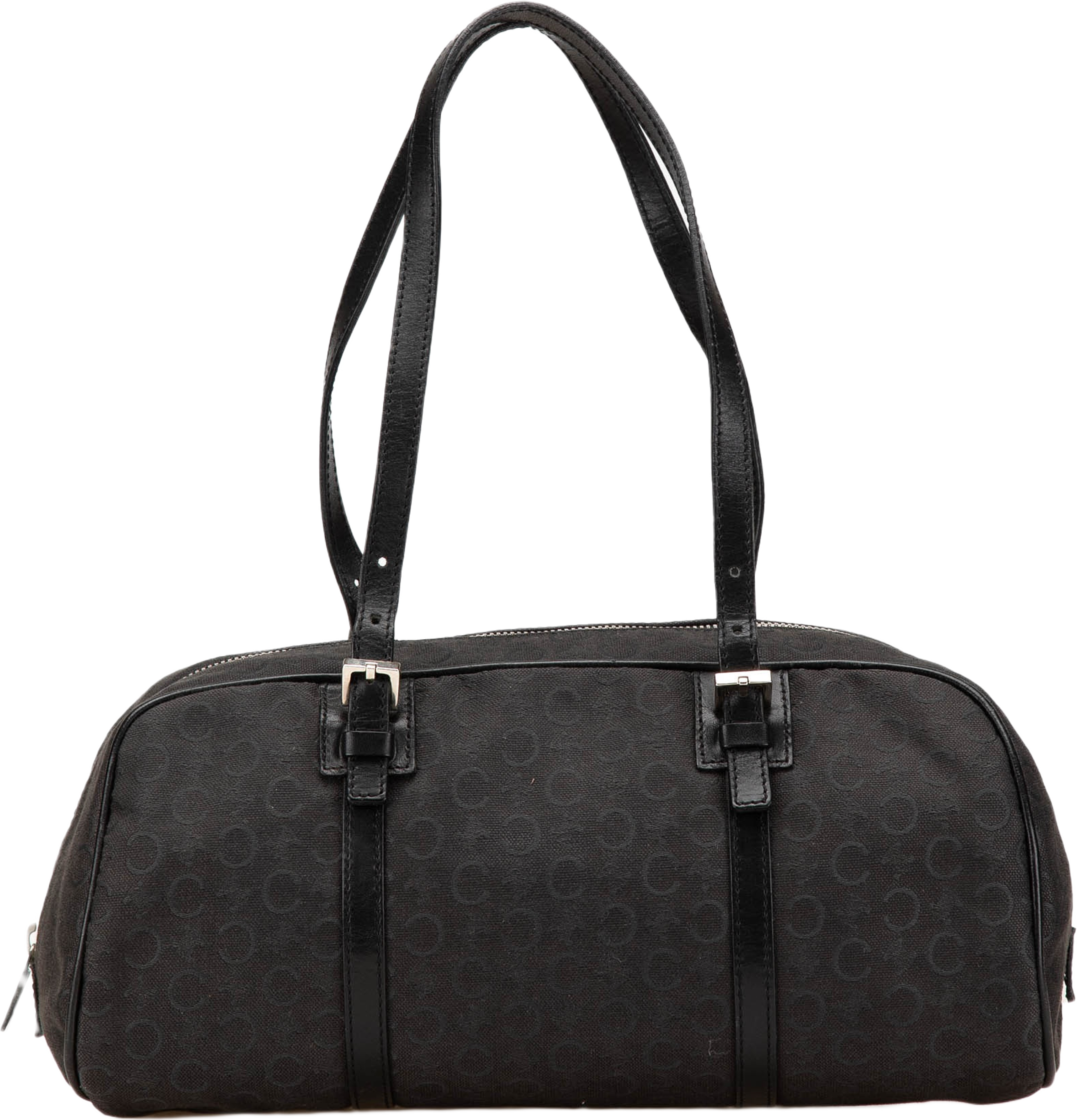 Celine C Macadam Canvas Handbag