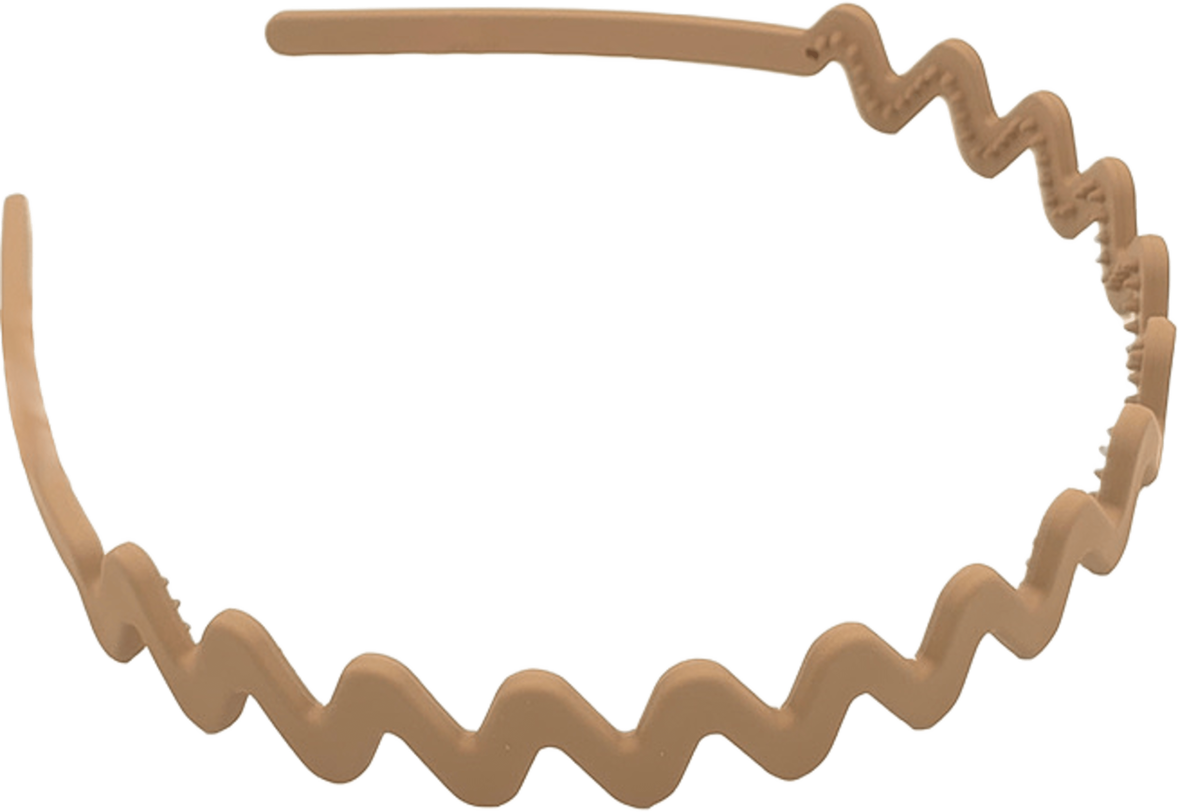 Diadem I Matt Finish I Sicksack Mönster, från Complement, i färgen beige. Klicka för att öppna bilden i stort format