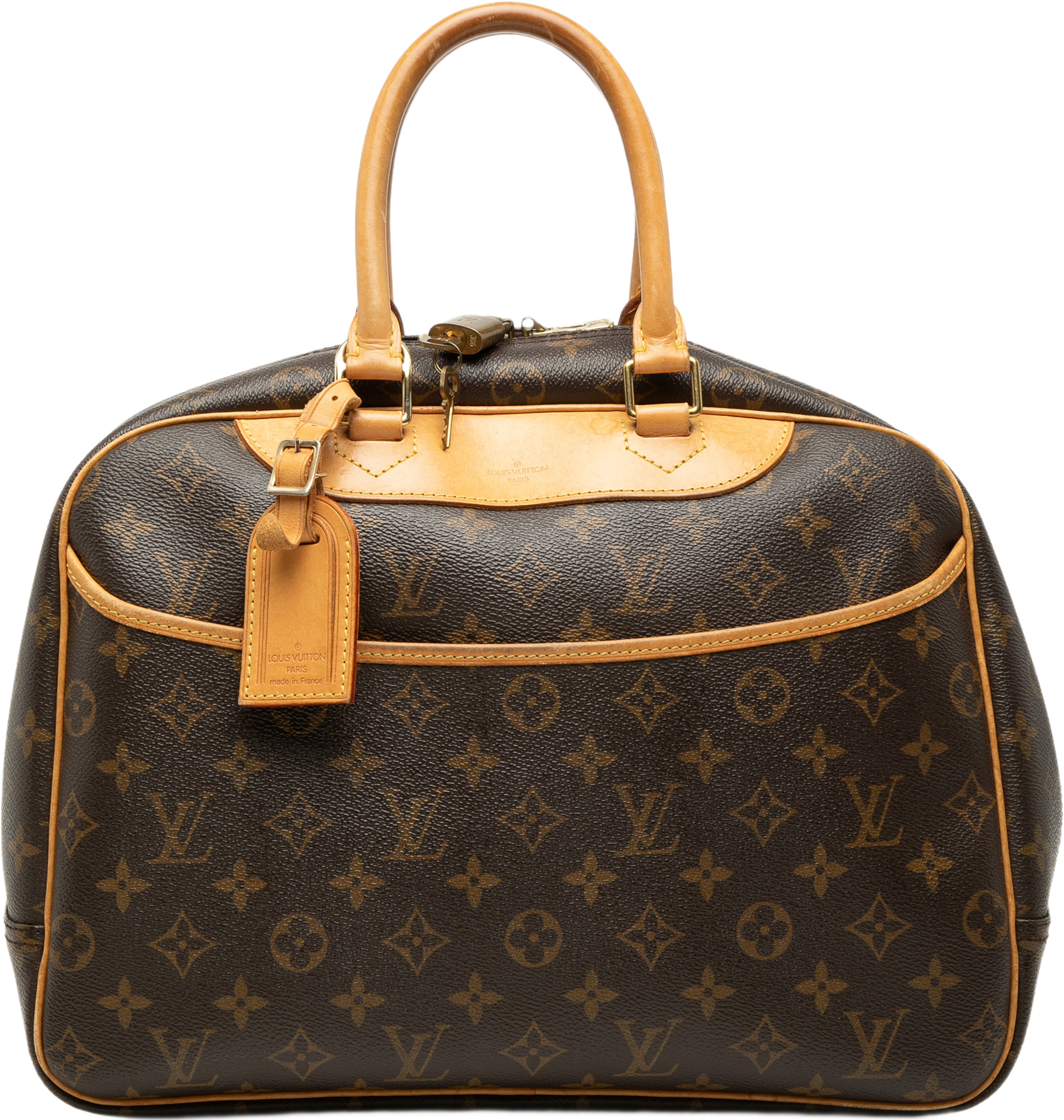 Louis Vuitton Monogram Deauville, från Luxclusif, i färgen brun. Klicka för att öppna bilden i stort format