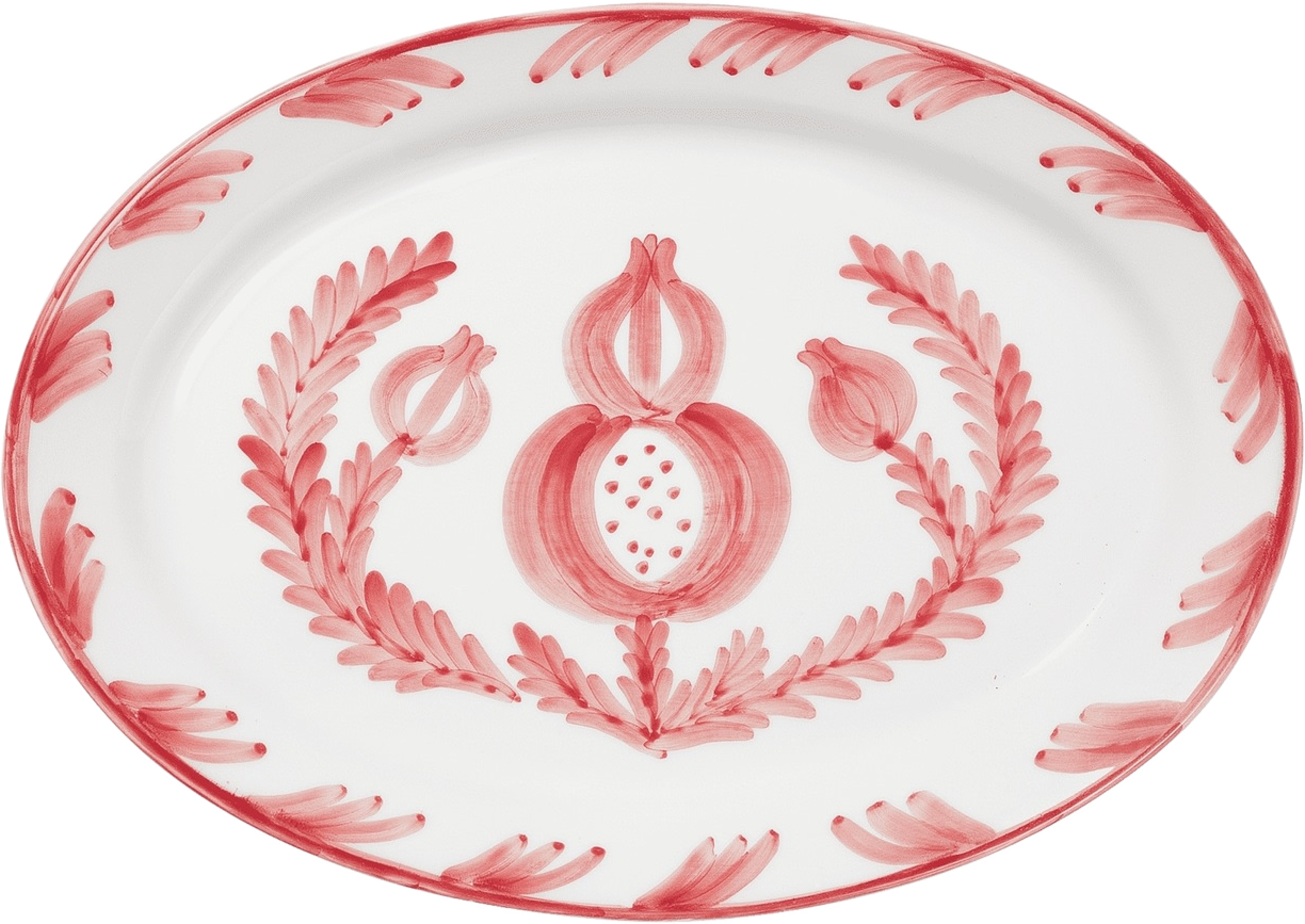 Pomegranate Serveringsfat - 32 Cm, från Pick A Poppy, i färgen red. Klicka för att öppna bilden i stort format