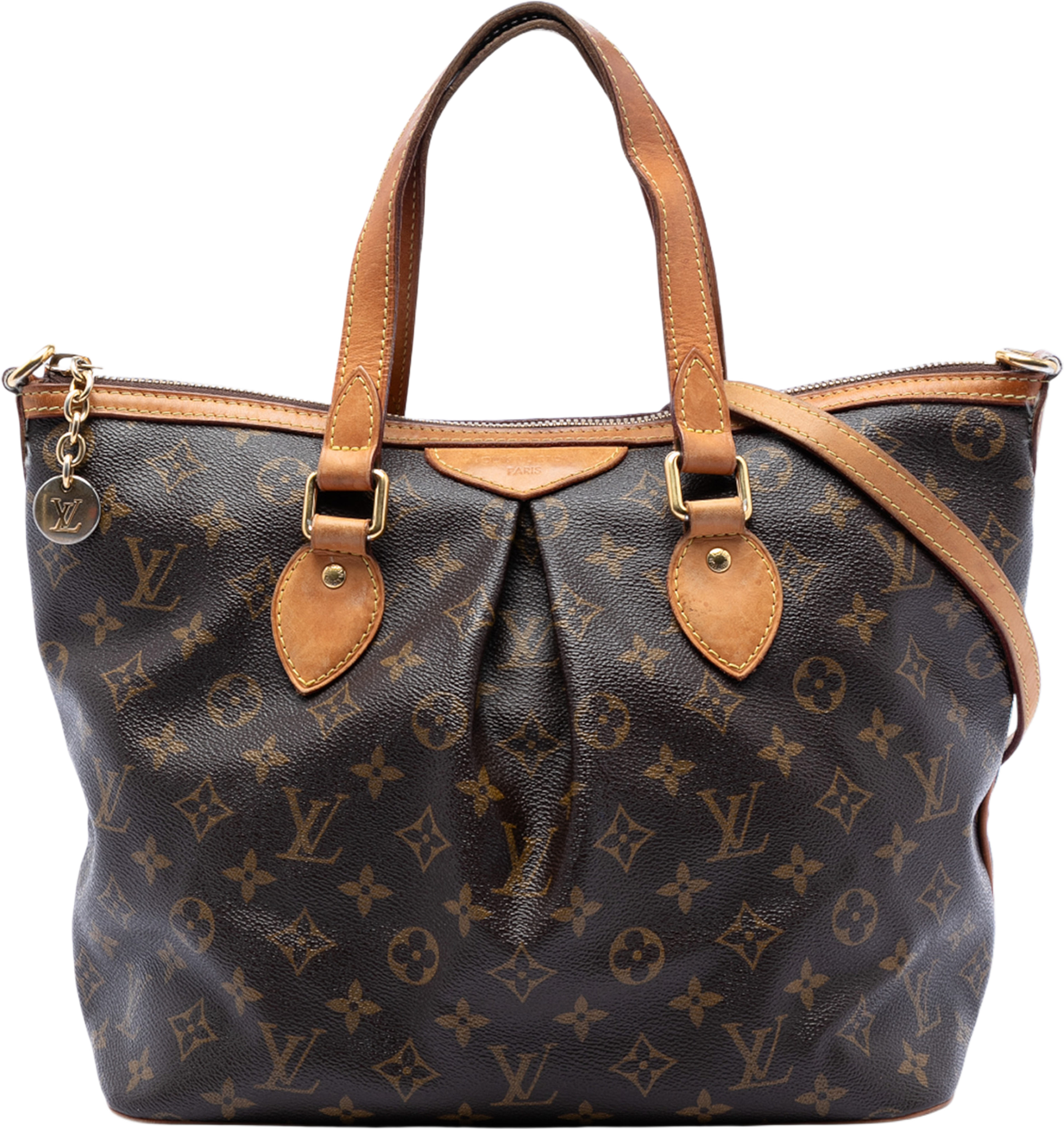 Louis Vuitton Monogram Palermo Pm, från Luxclusif, i färgen brown. Klicka för att öppna bilden i stort format