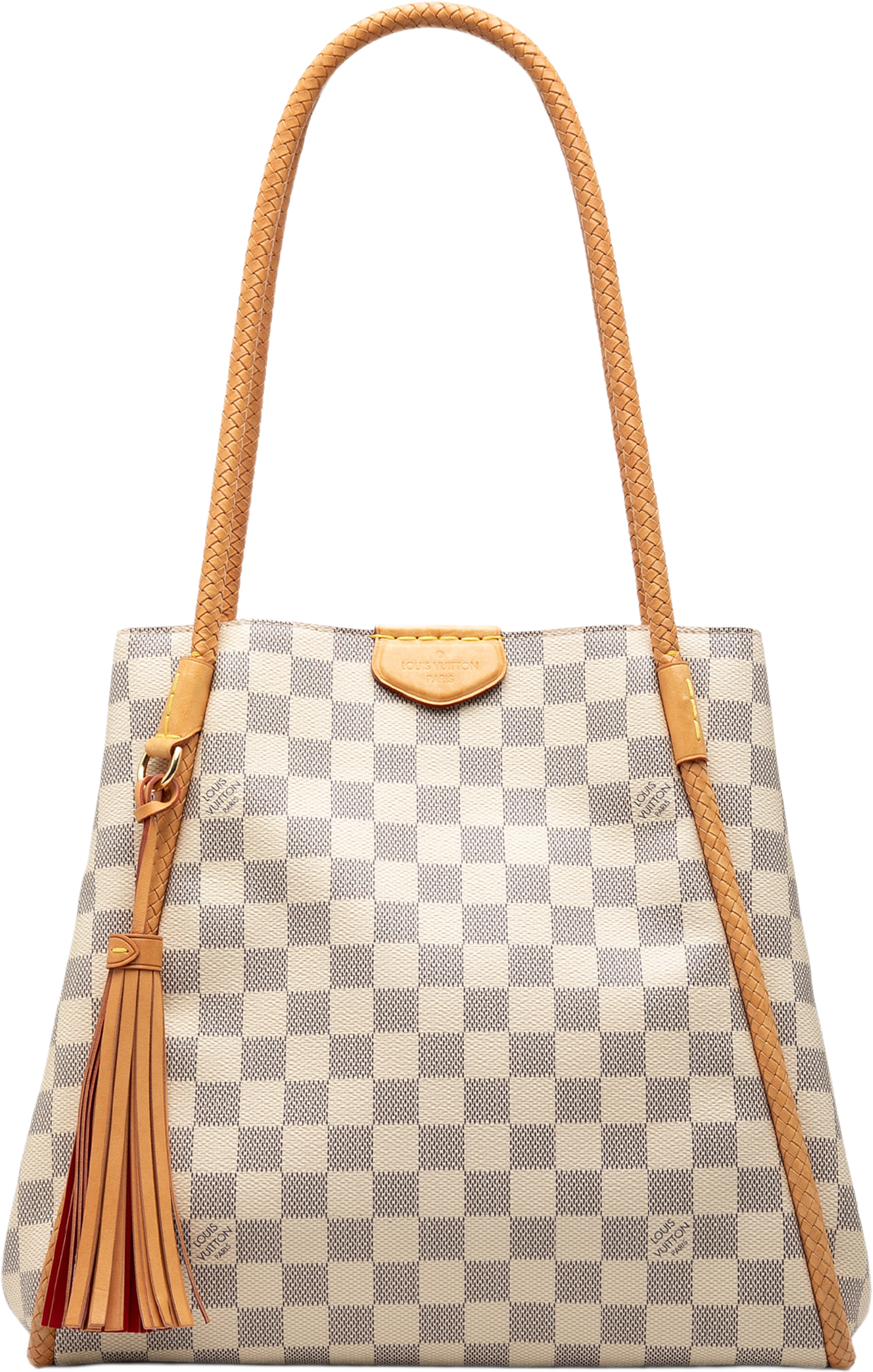 Louis Vuitton Damier Azur Propriano, från Luxclusif, i färgen white. Klicka för att öppna bilden i stort format