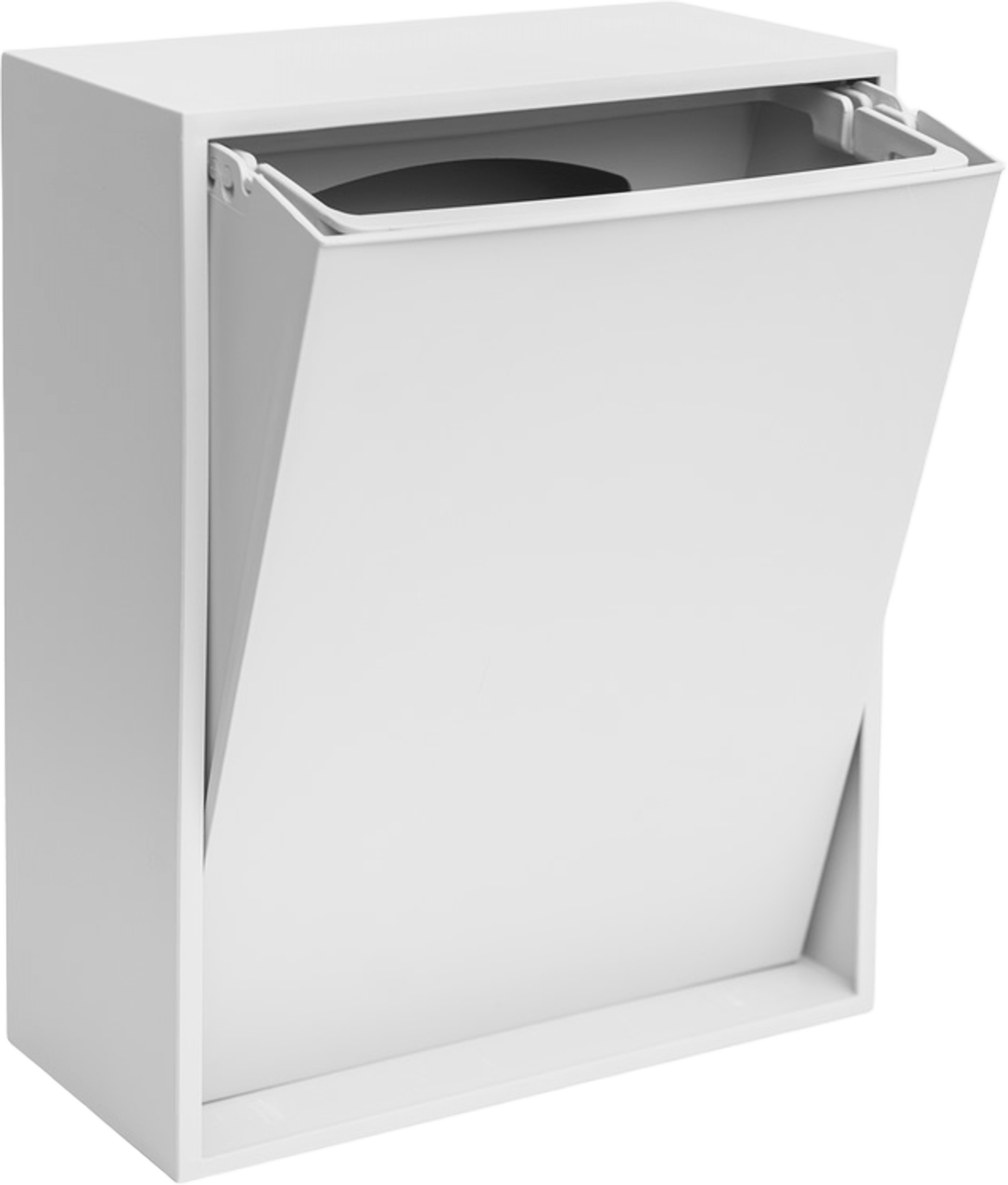 Recycling Box, från ReCollector, i färgen brilliant white. Klicka för att öppna bilden i stort format