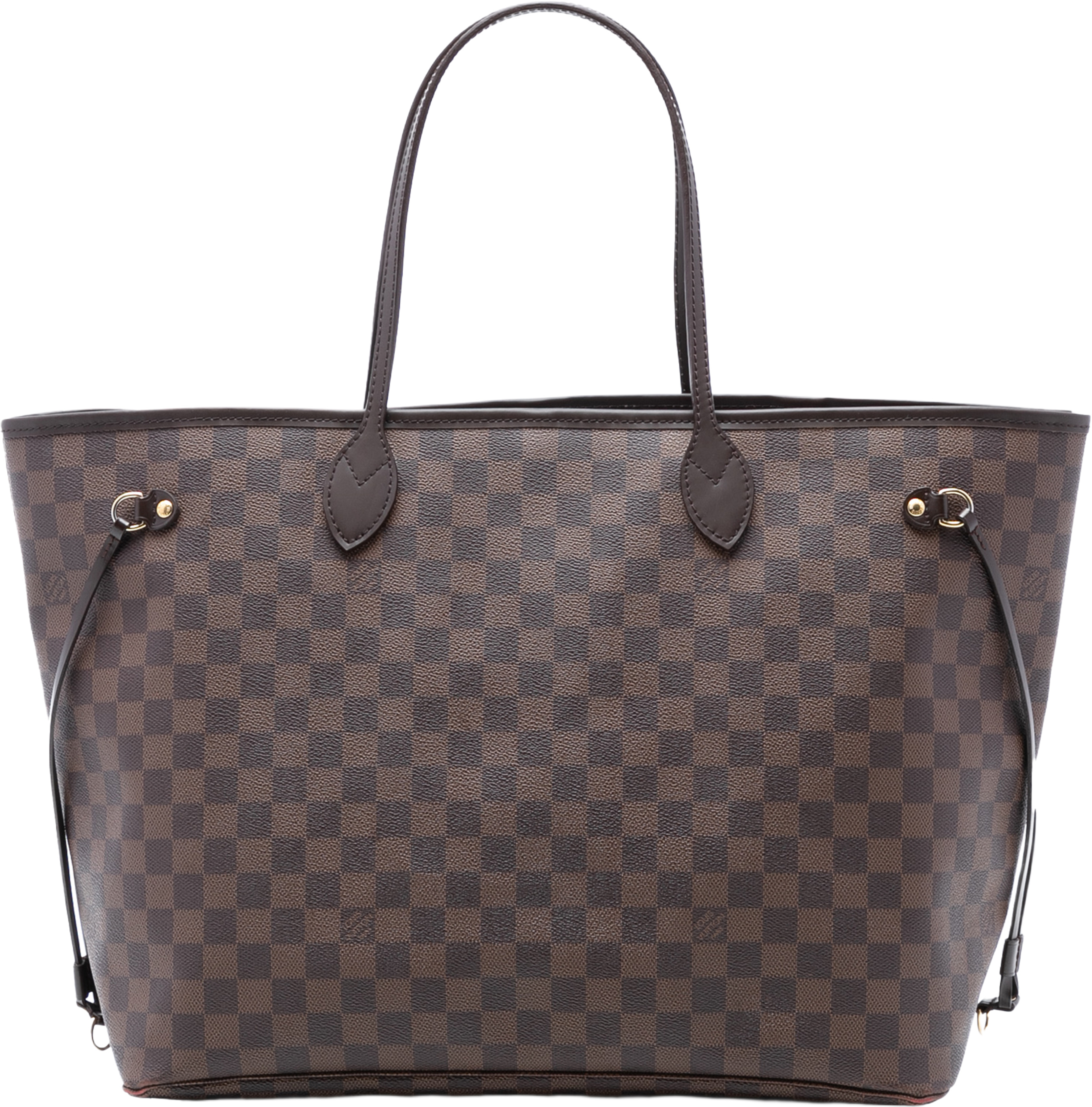Louis Vuitton Damier Ebene Neverfull Gm, från Luxclusif, i färgen brown. Klicka för att öppna bilden i stort format