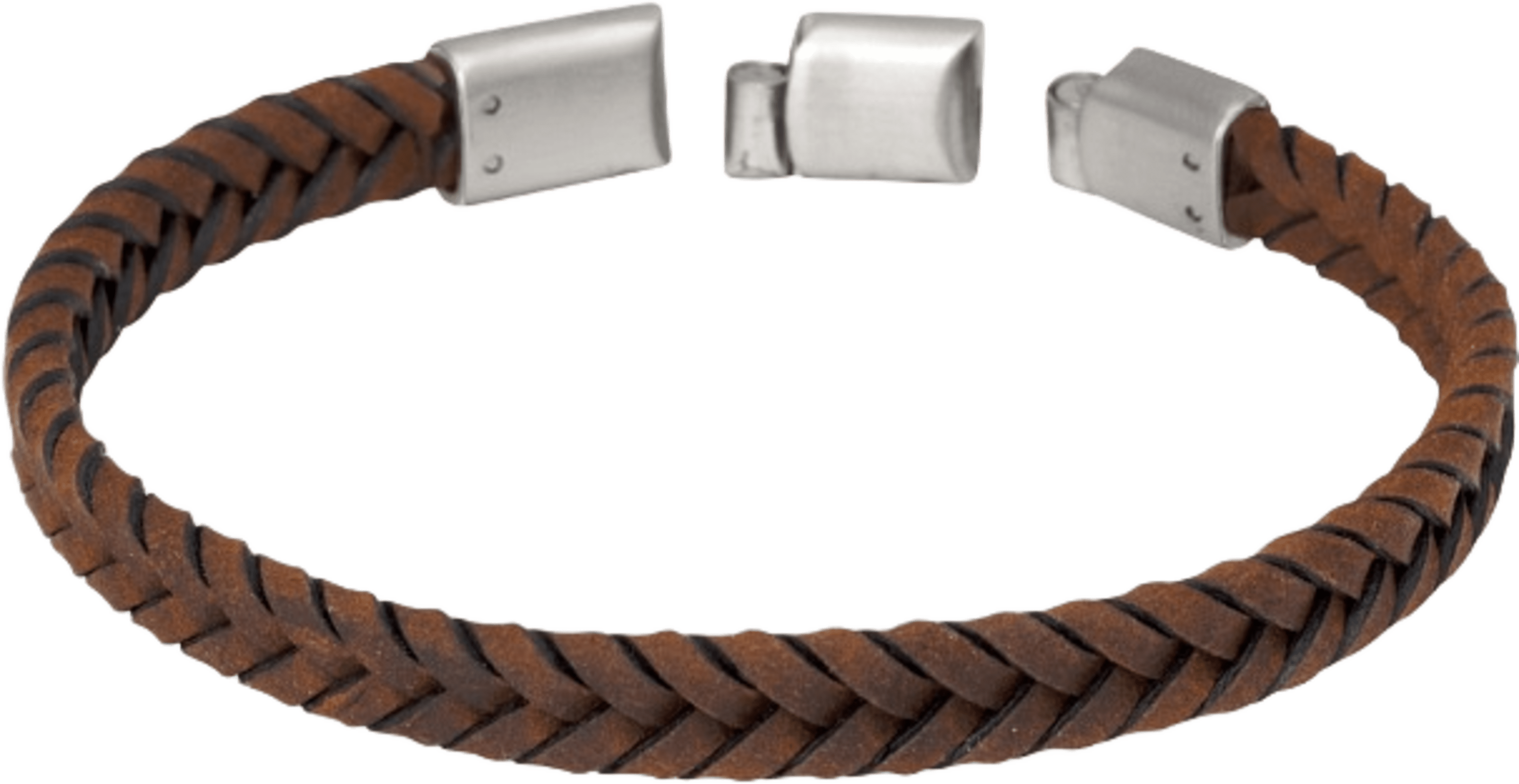 Lloyd Läderarmband, från by BILLGREN, i färgen brown/steel. Klicka för att öppna bilden i stort format