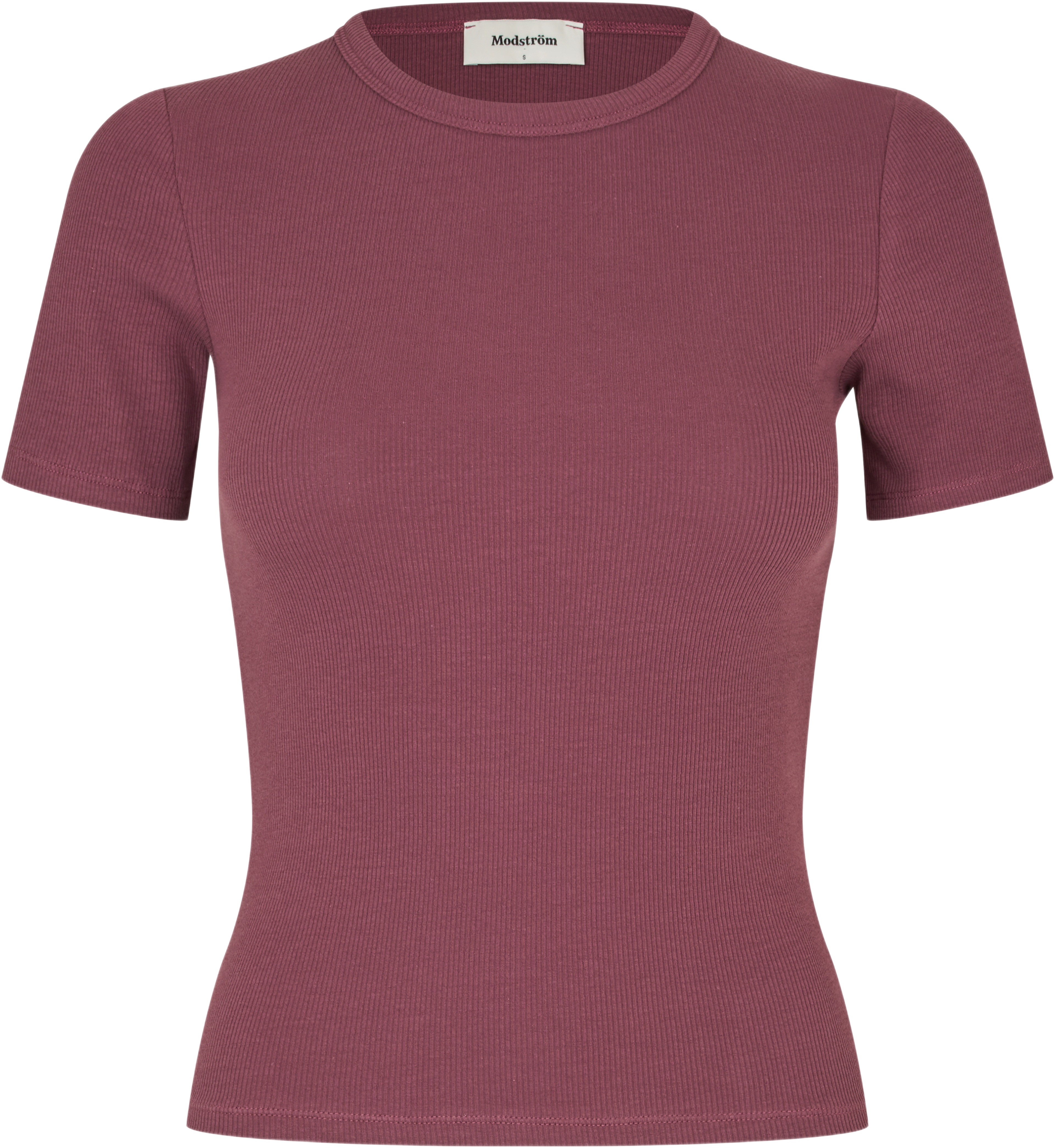 Igormd Short T-shirt, från Modström, i färgen wineberry. Klicka för att öppna bilden i stort format