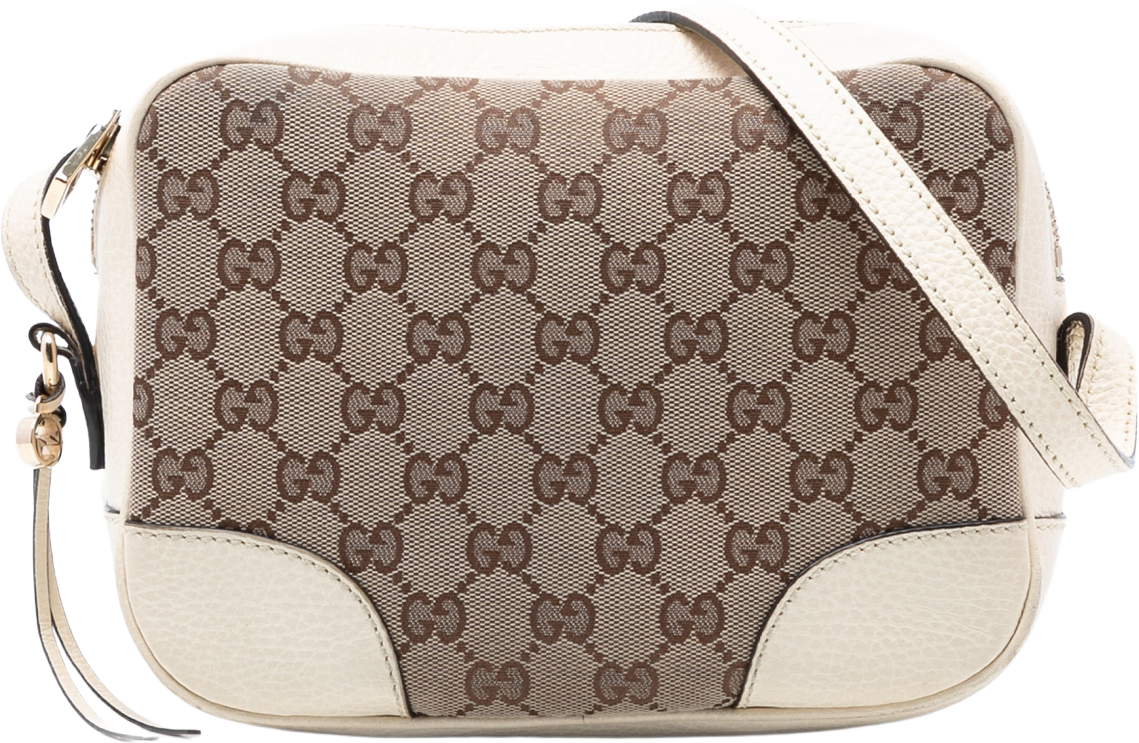 Gucci Gg Canvas Bree Crossbody, från Luxclusif, i färgen beige. Klicka för att öppna bilden i stort format