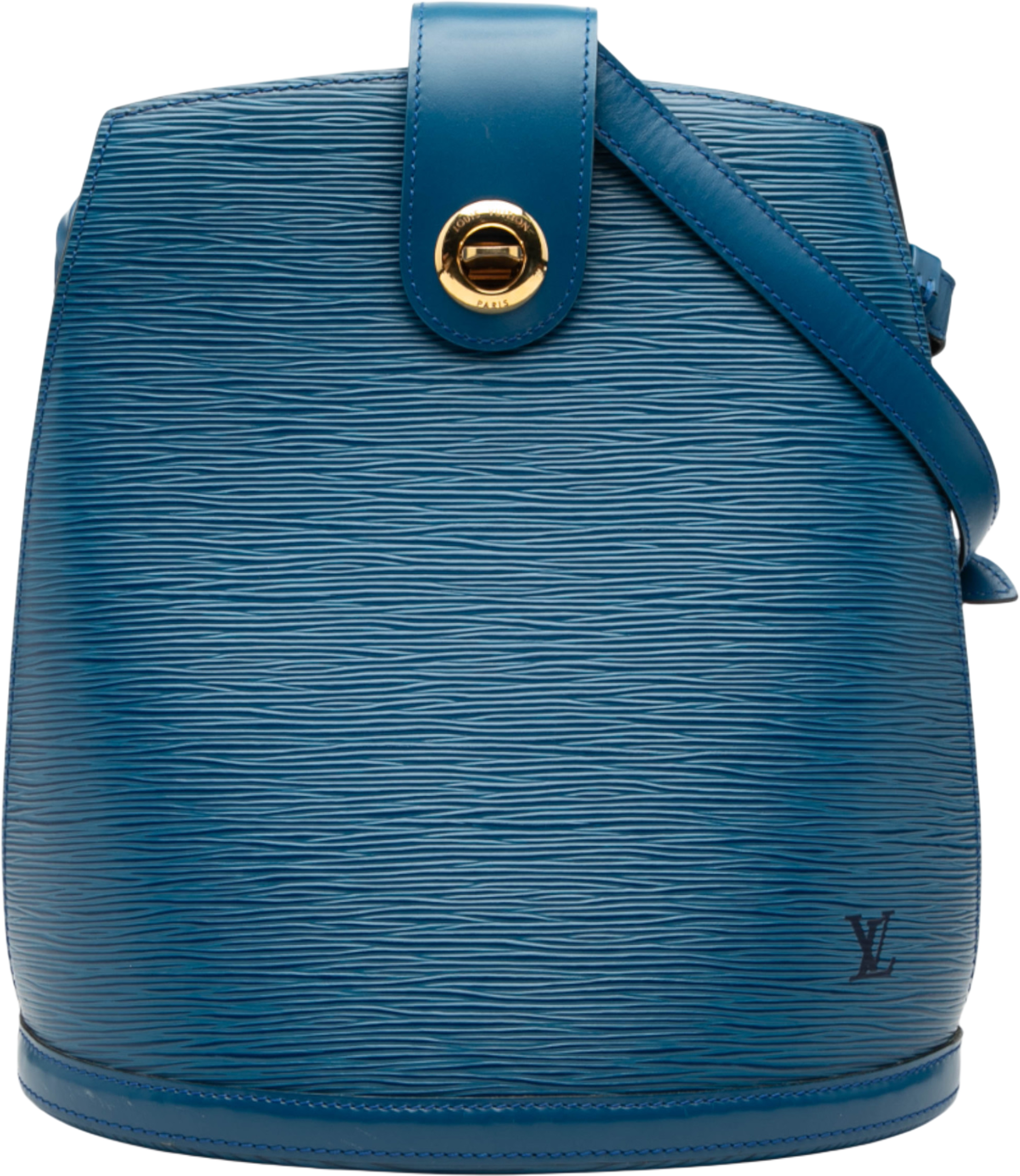 Louis Vuitton Epi Cluny, från Luxclusif, i färgen blue. Klicka för att öppna bilden i stort format