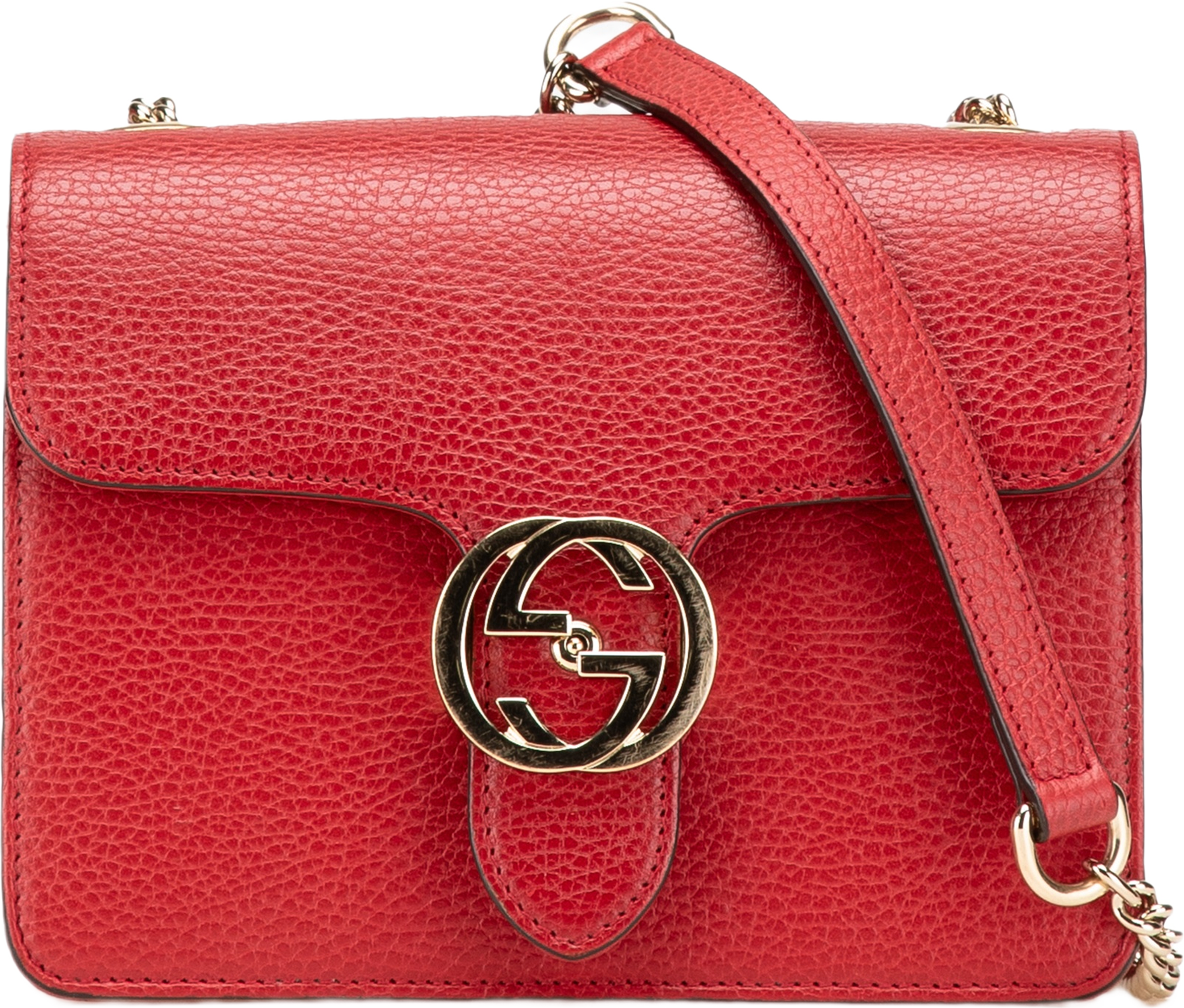 Gucci Small Dollar Calfskin Interlocking G Crossbody