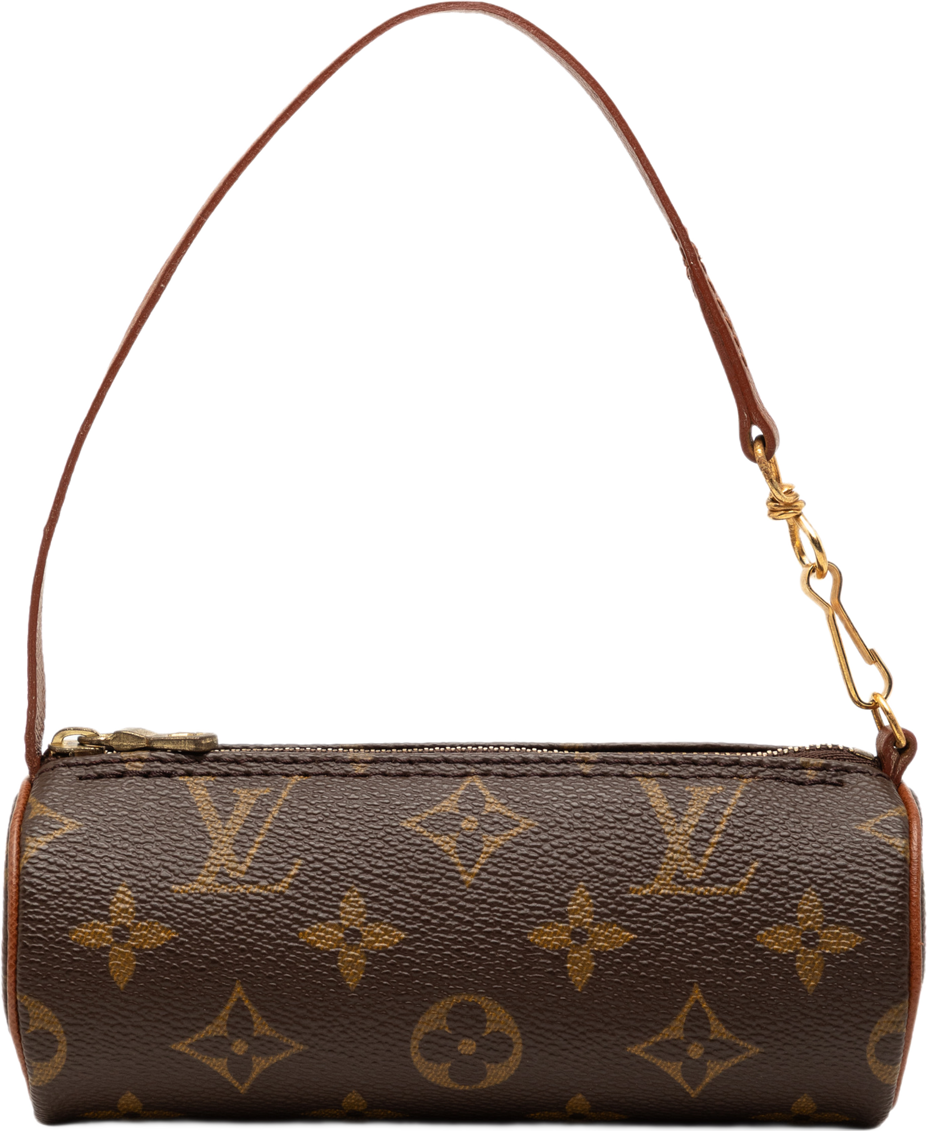 Louis Vuitton Monogram Papillon Pochette, från Luxclusif, i färgen brun. Klicka för att öppna bilden i stort format