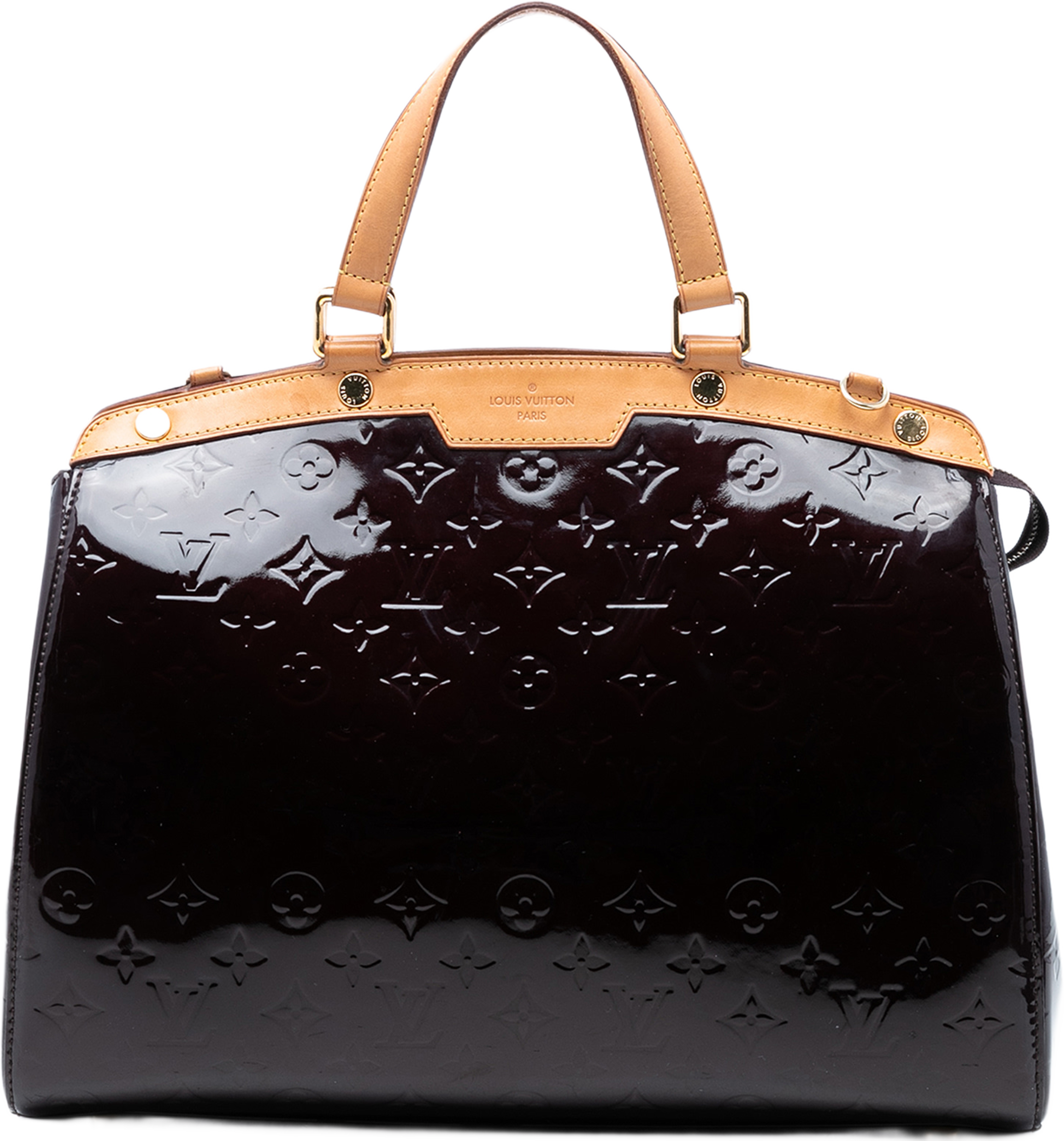 Louis Vuitton Monogram Vernis Brea Gm, från Luxclusif, i färgen purpur. Klicka för att öppna bilden i stort format