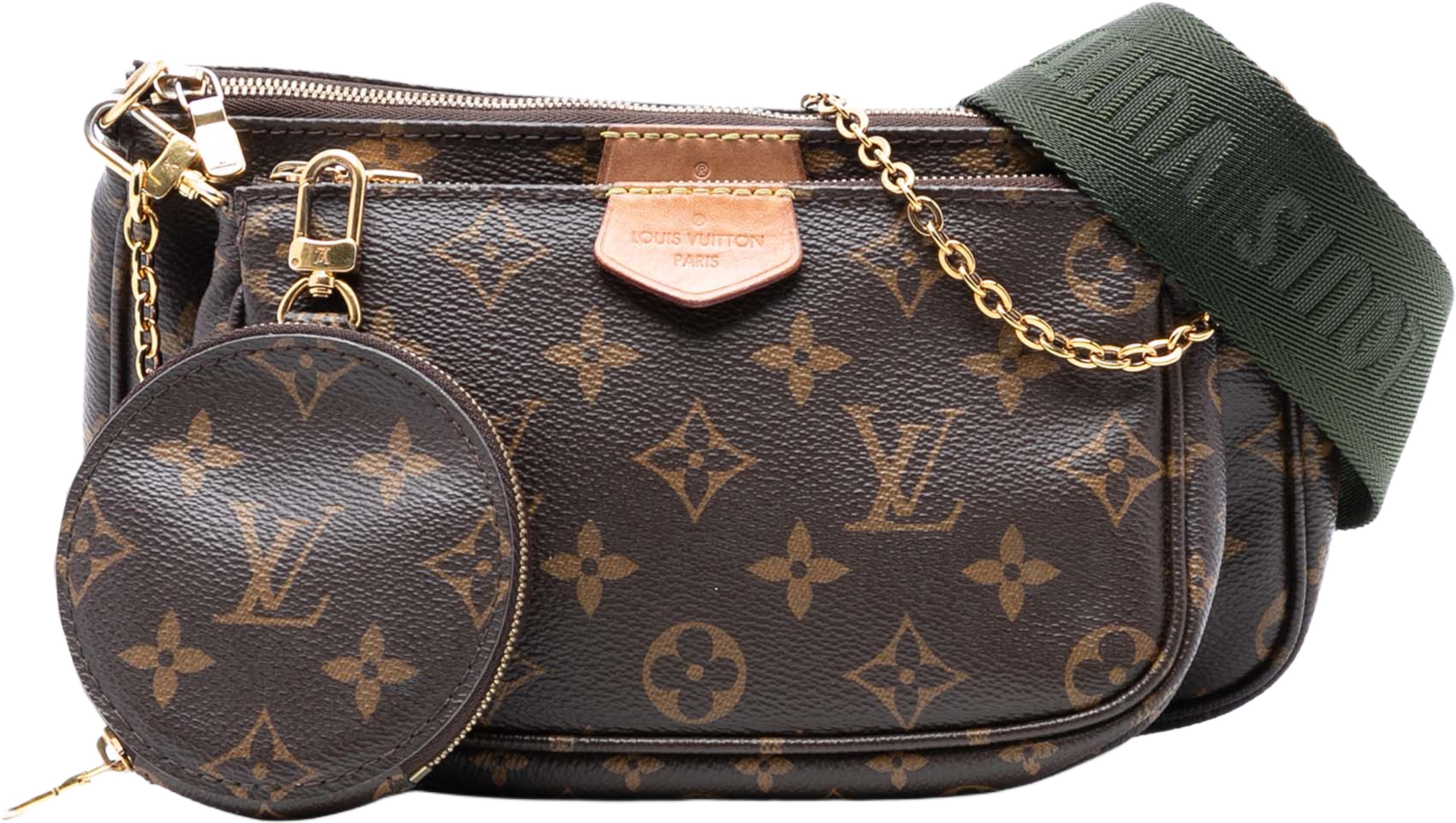 Louis Vuitton Monogram Multi Pochette Accessoires, från Luxclusif, i färgen brown. Klicka för att öppna bilden i stort format
