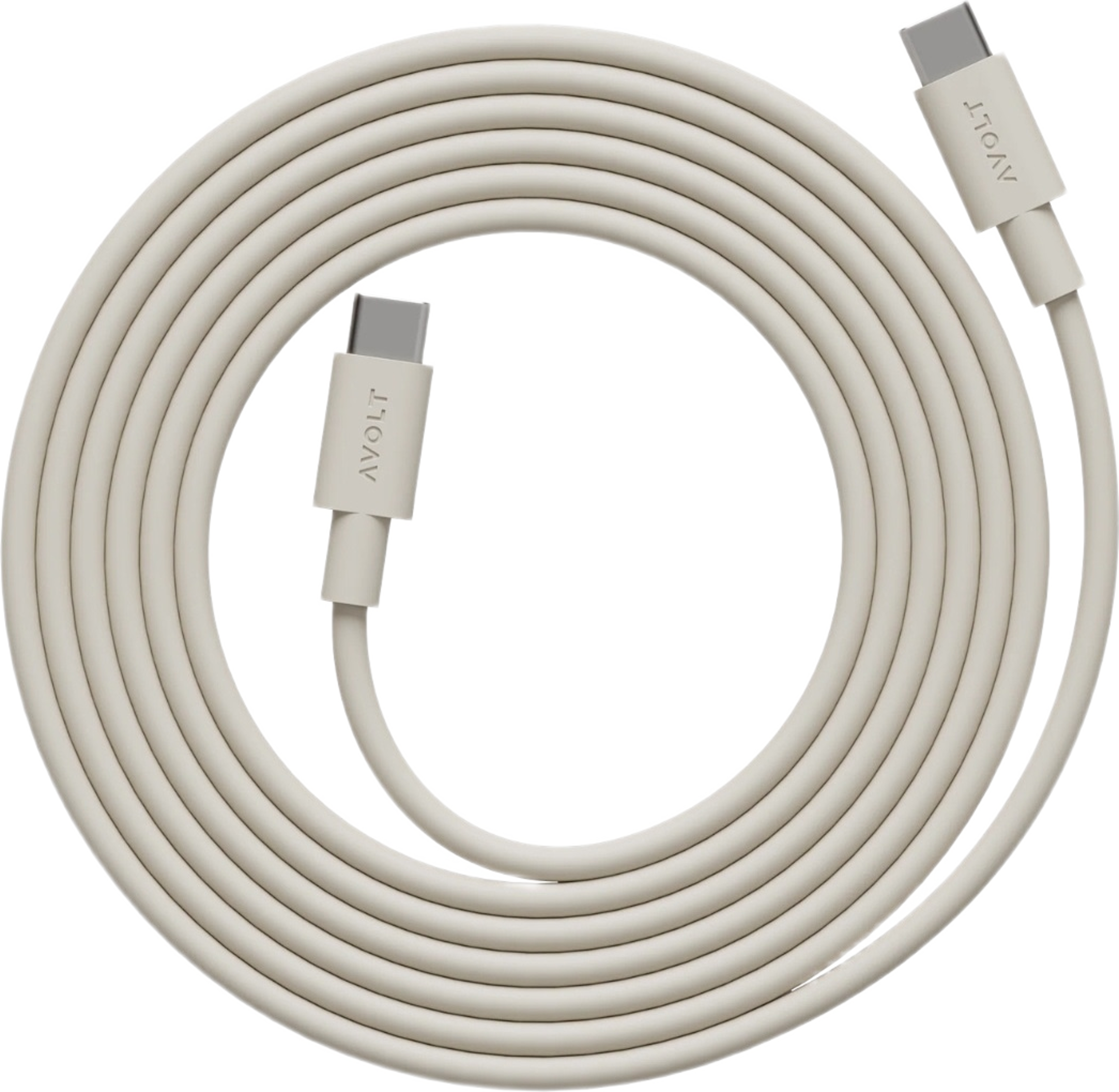 Laddsladd Avolt Usb-c 2m, från Avolt, i färgen sand. Klicka för att öppna bilden i stort format