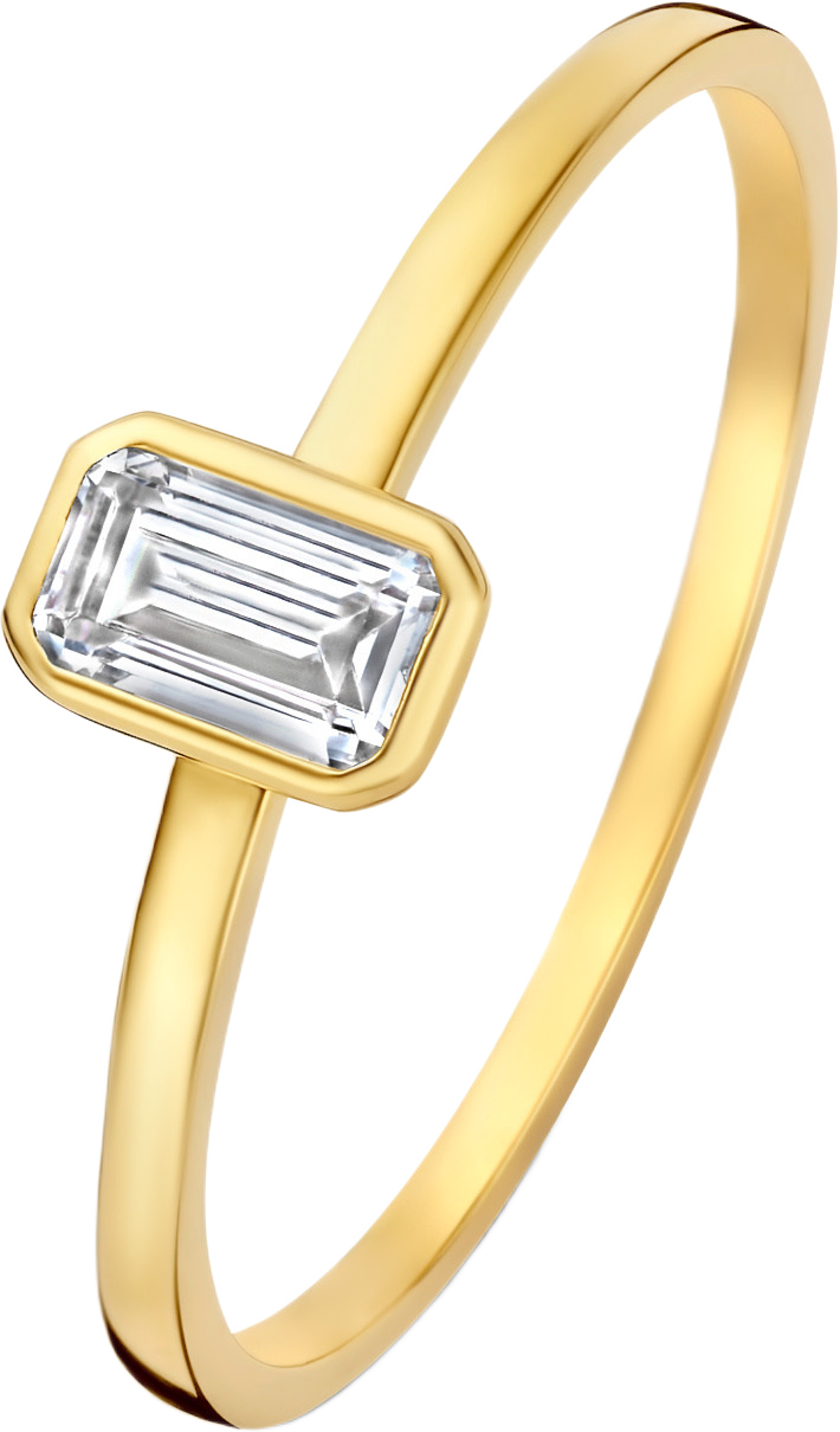 Baguette 14 Karat Guld Ring