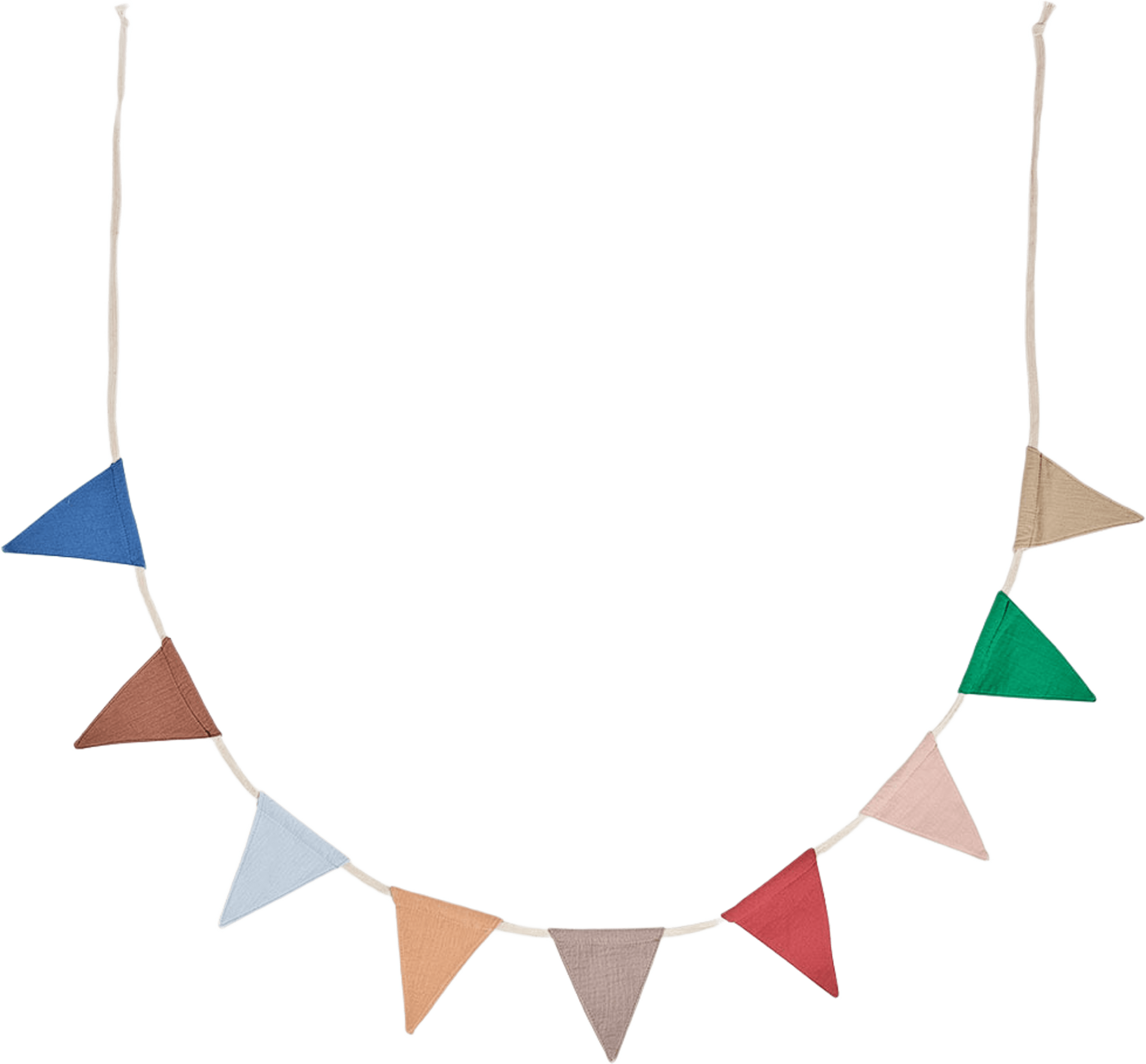 Moni Muslin Garland, från OYOY Mini, i färgen multi. Klicka för att öppna bilden i stort format
