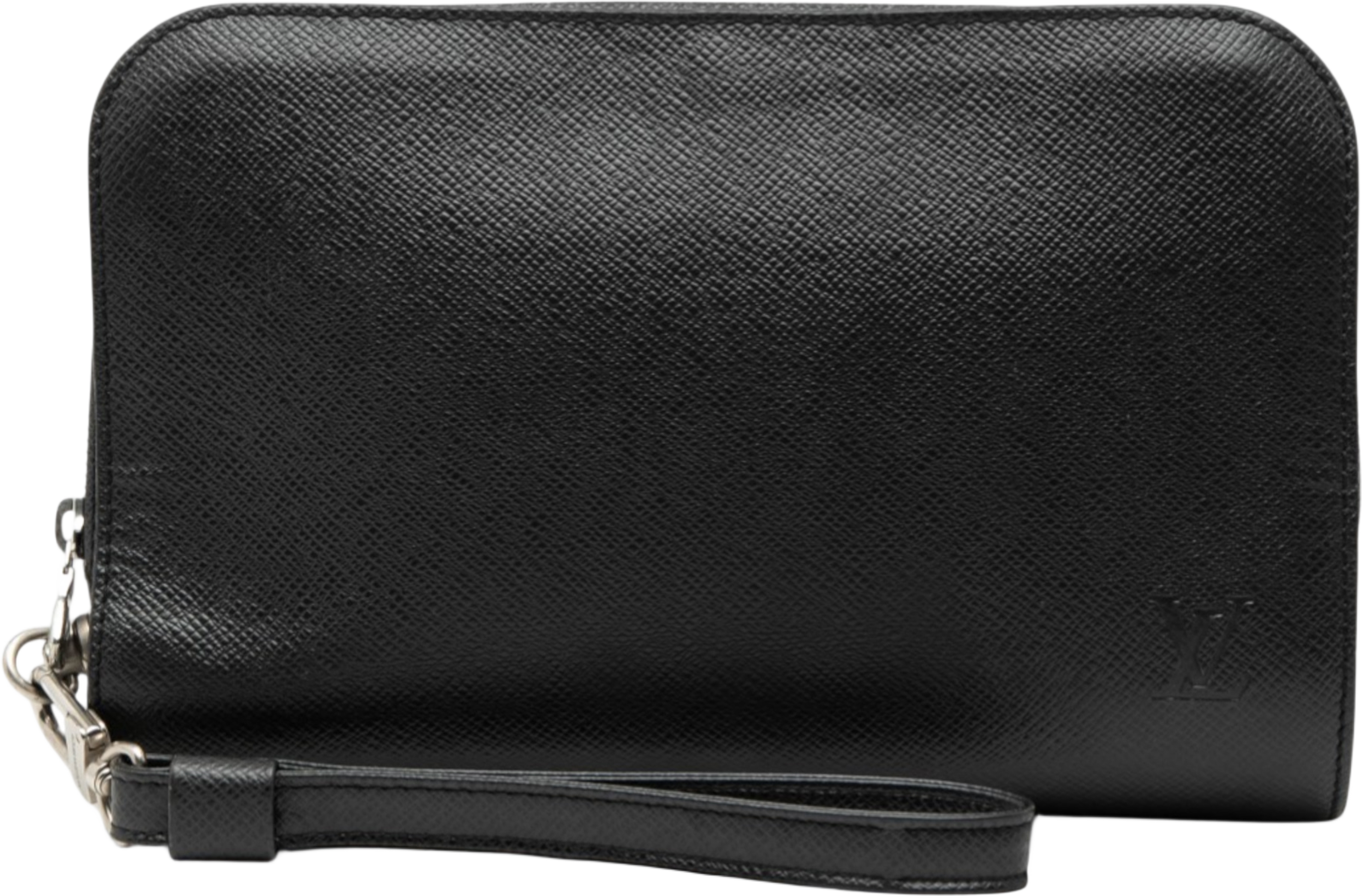 Louis Vuitton Taiga Pochette Baikal, från Luxclusif, i färgen black. Klicka för att öppna bilden i stort format