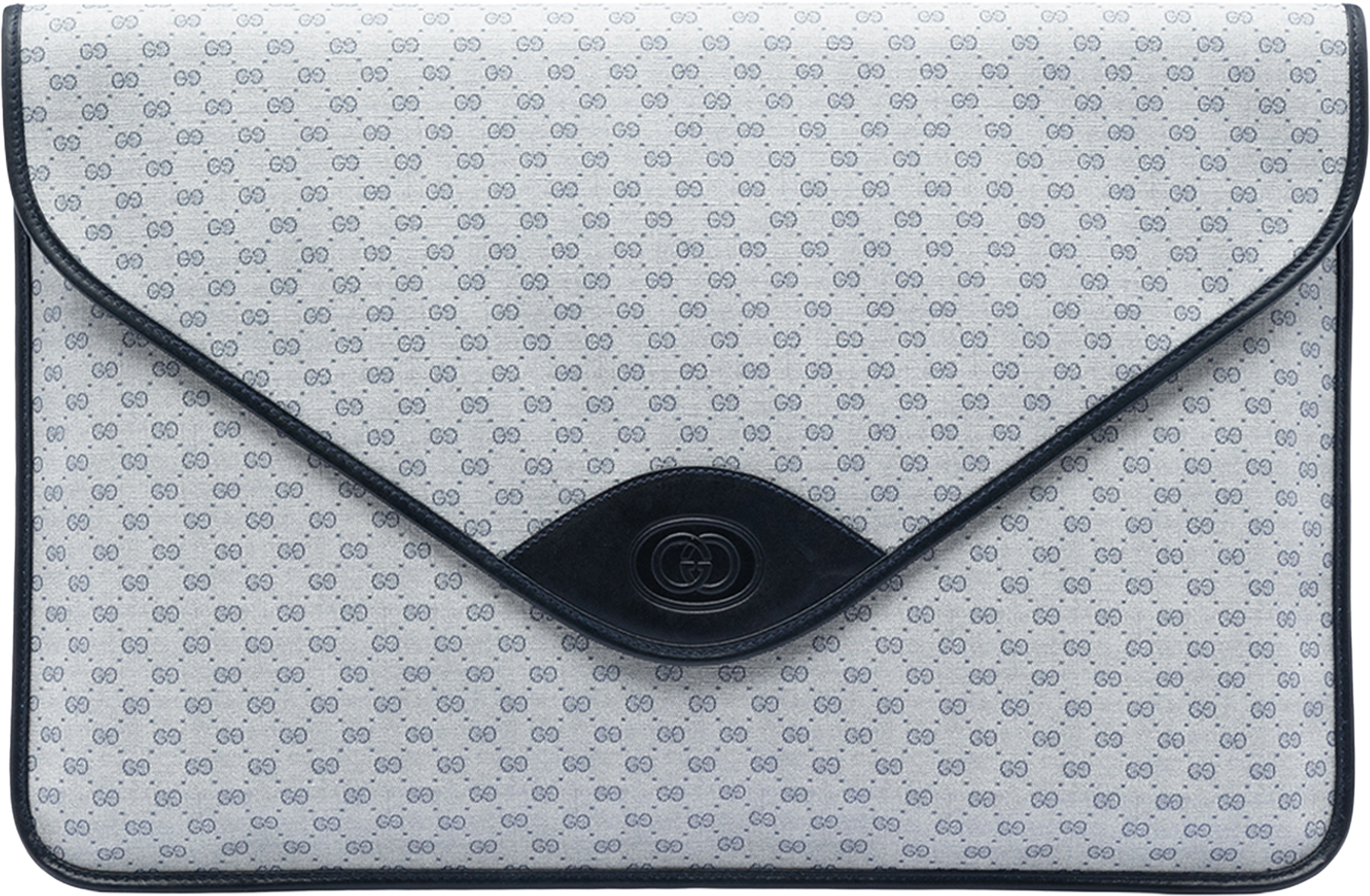 Gucci Micro Gg Supreme Clutch, från Luxclusif, i färgen gray. Klicka för att öppna bilden i stort format