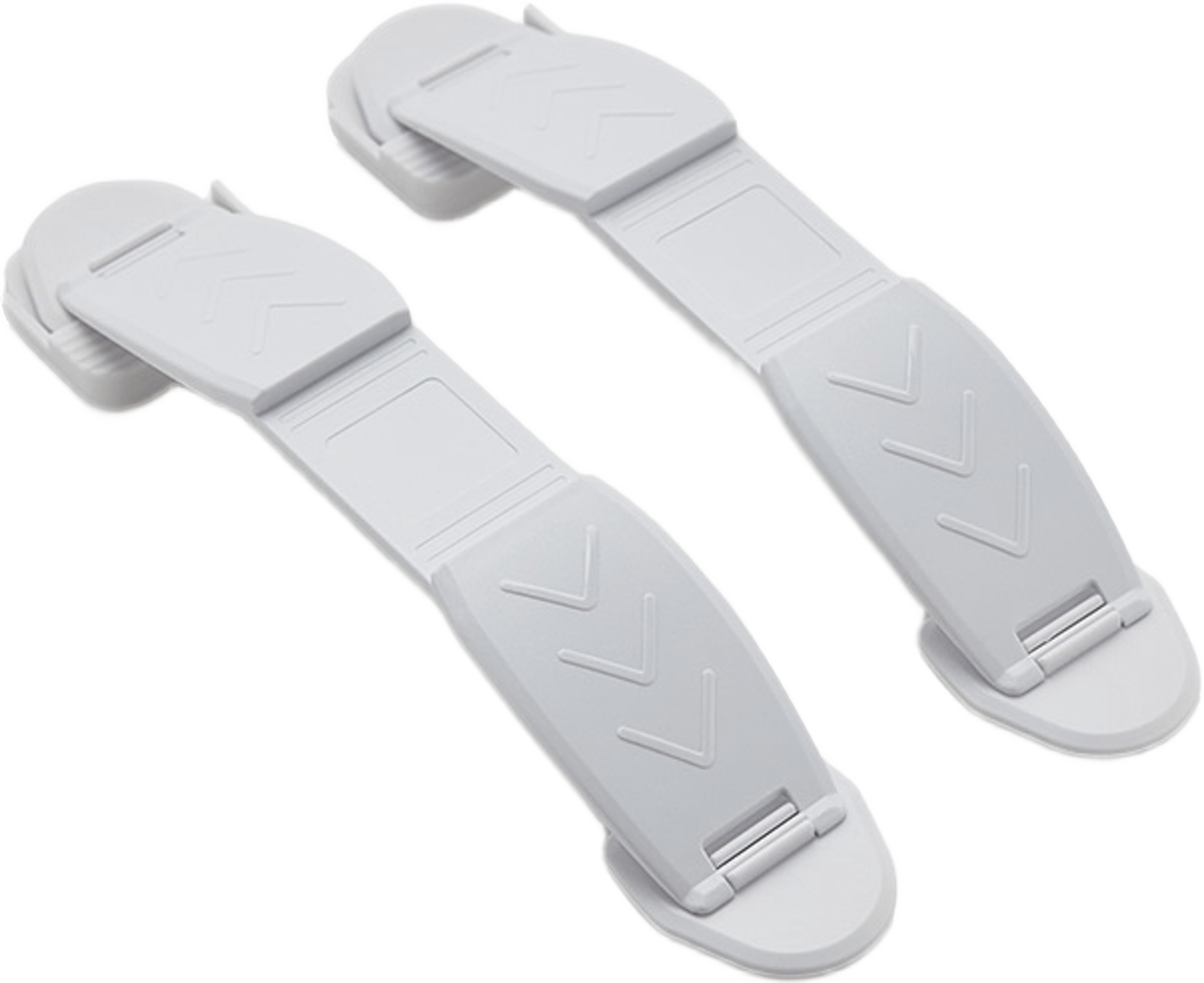 Dörrhållare Safetydoorstop Ted  2-pack, från HomeSafety, i färgen vit. Klicka för att öppna bilden i stort format