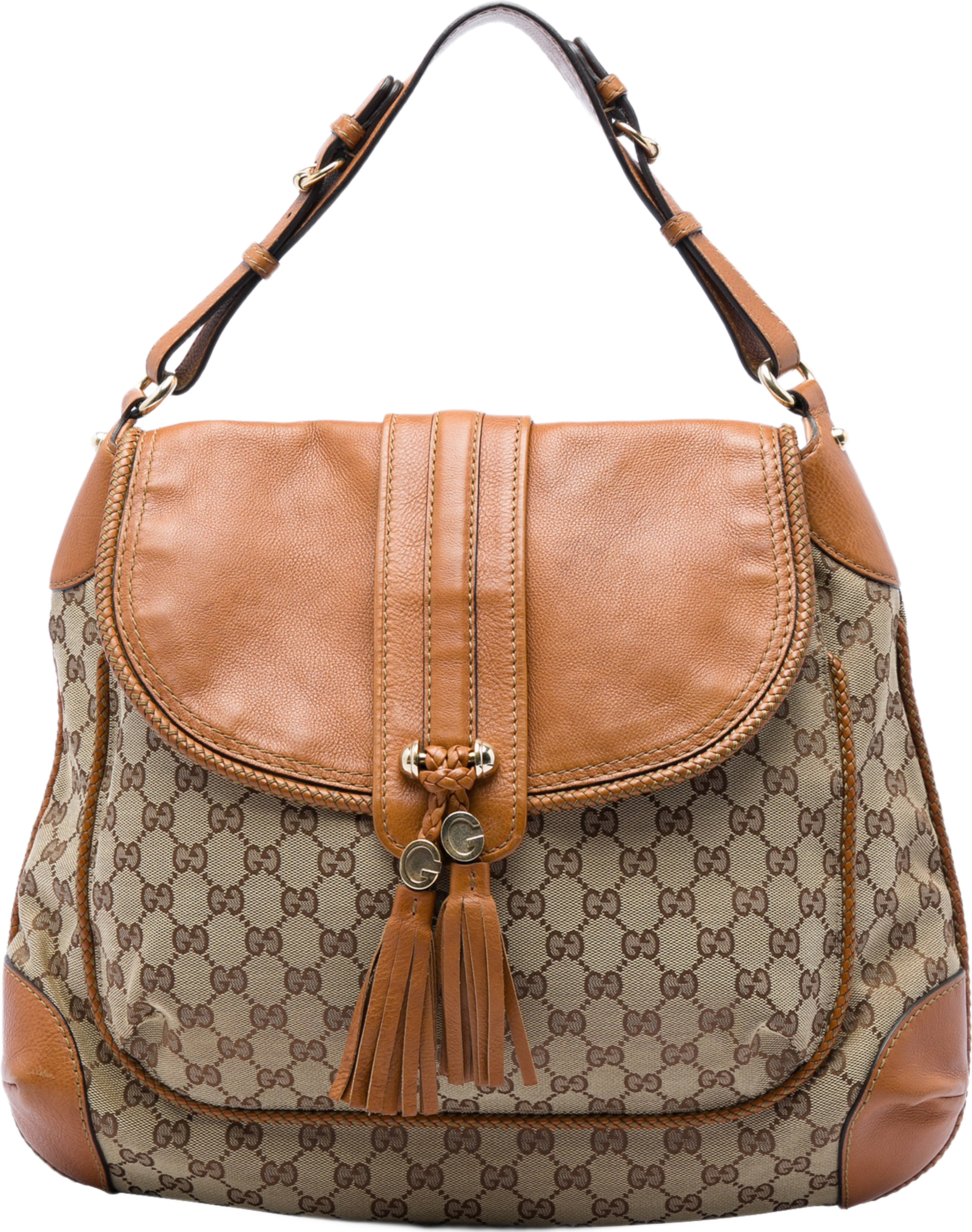 Gucci Gg Canvas Marrakech Shoulder Bag, från Luxclusif, i färgen beige. Klicka för att öppna bilden i stort format