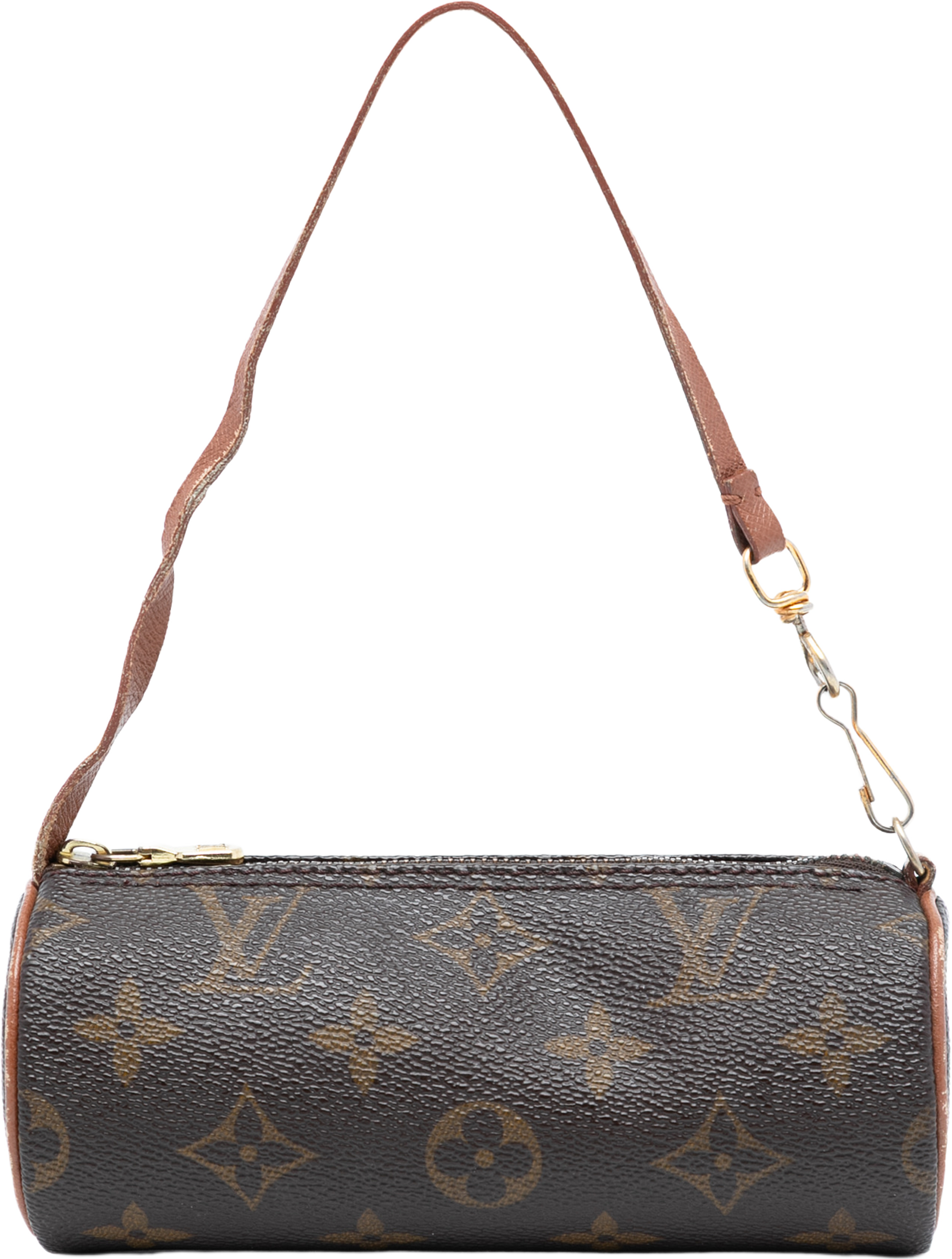 Louis Vuitton Monogram Papillon Pochette, från Luxclusif, i färgen brown. Klicka för att öppna bilden i stort format