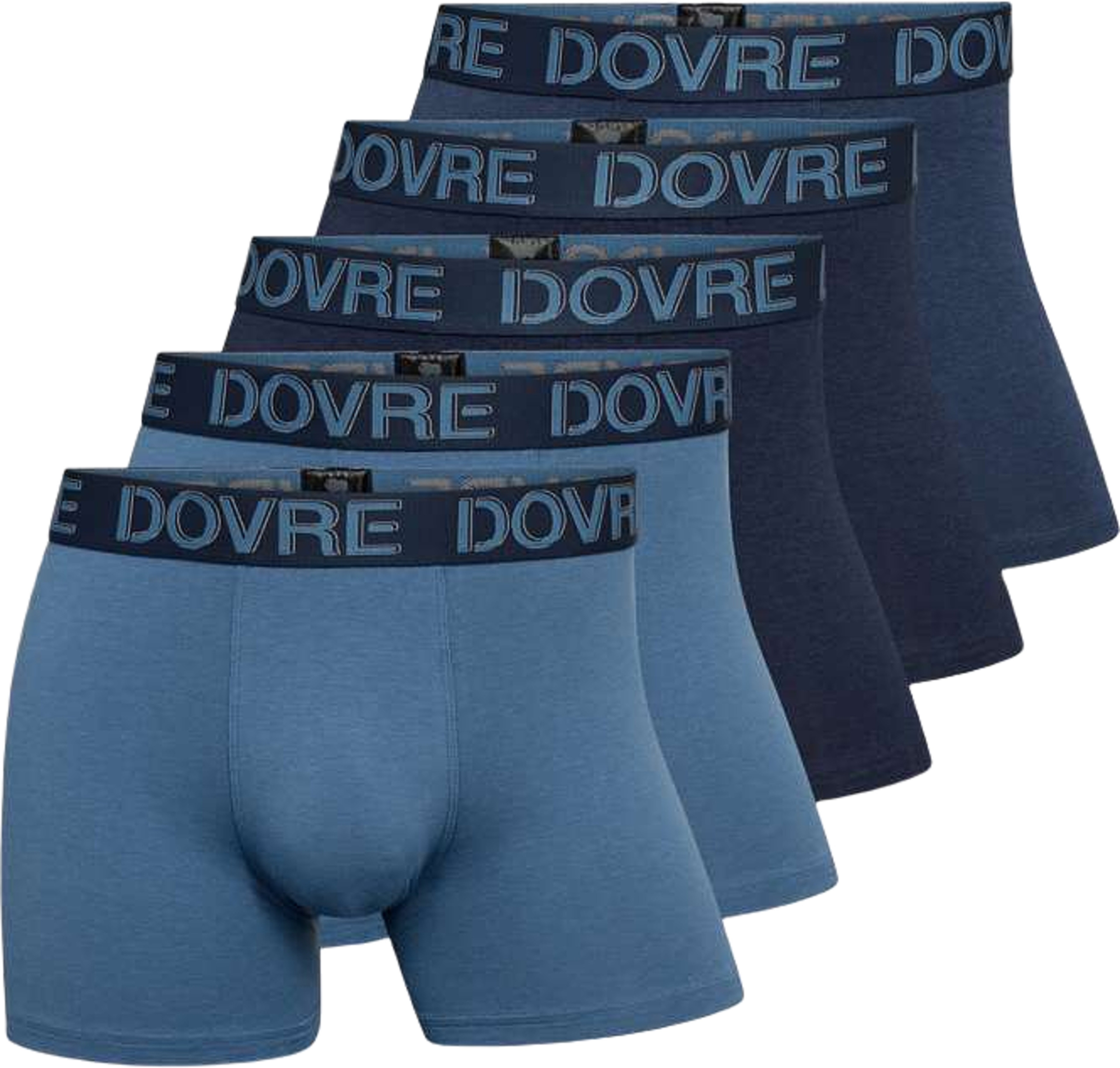 Bambusviskos, Boxers, 5-pack, Flerfärgad