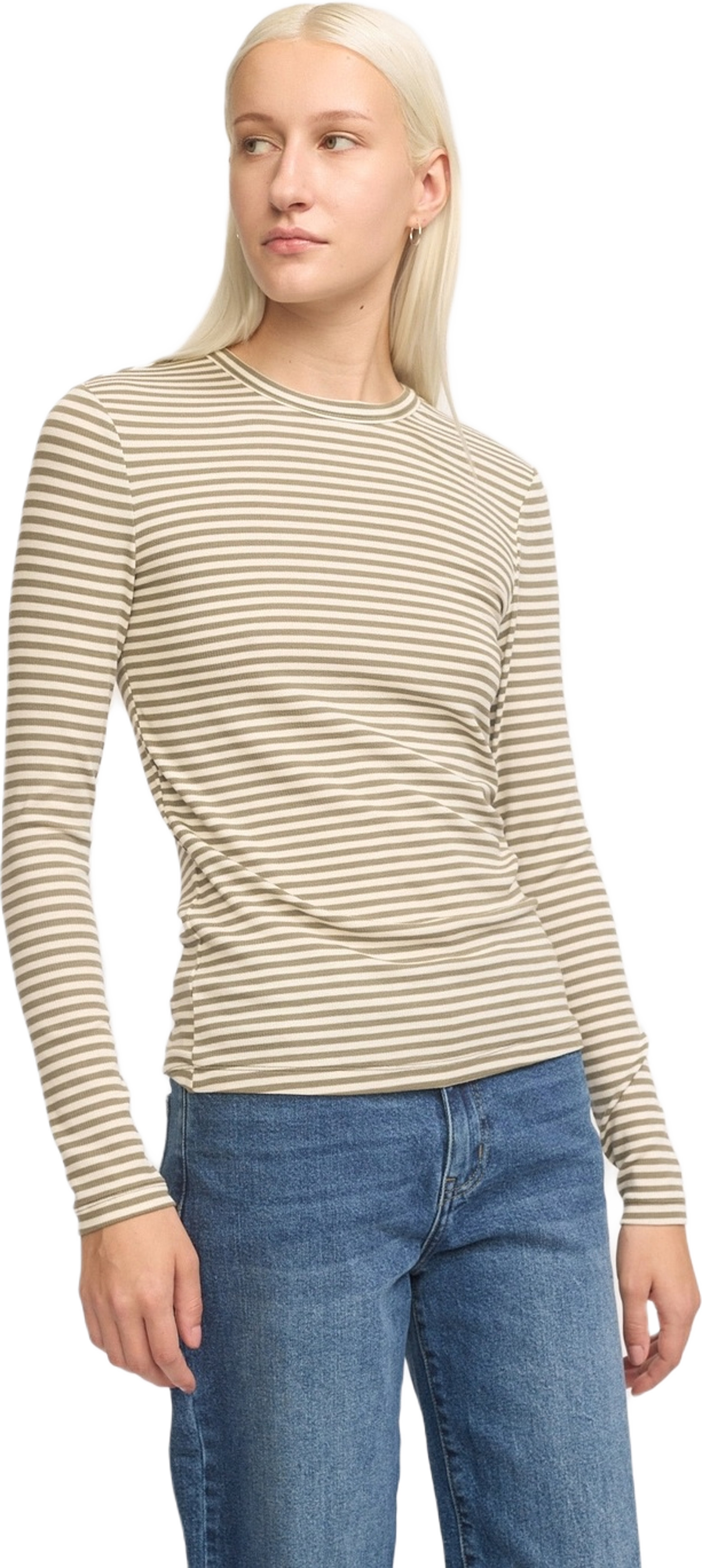 Srfenja Stripe O-neck Top