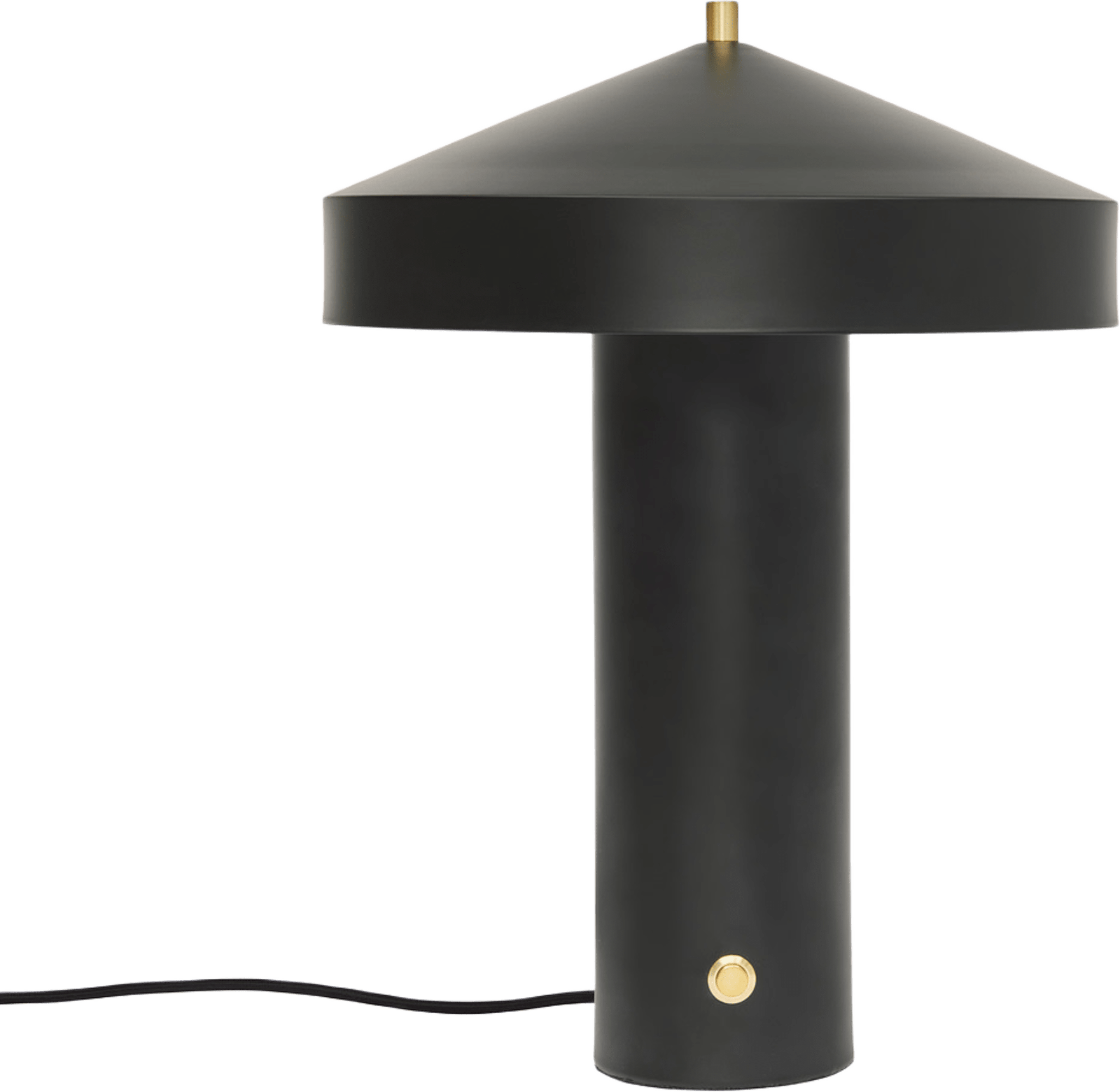 Hatto Table Lamp (eu), från OYOY Living, i färgen black. Klicka för att öppna bilden i stort format