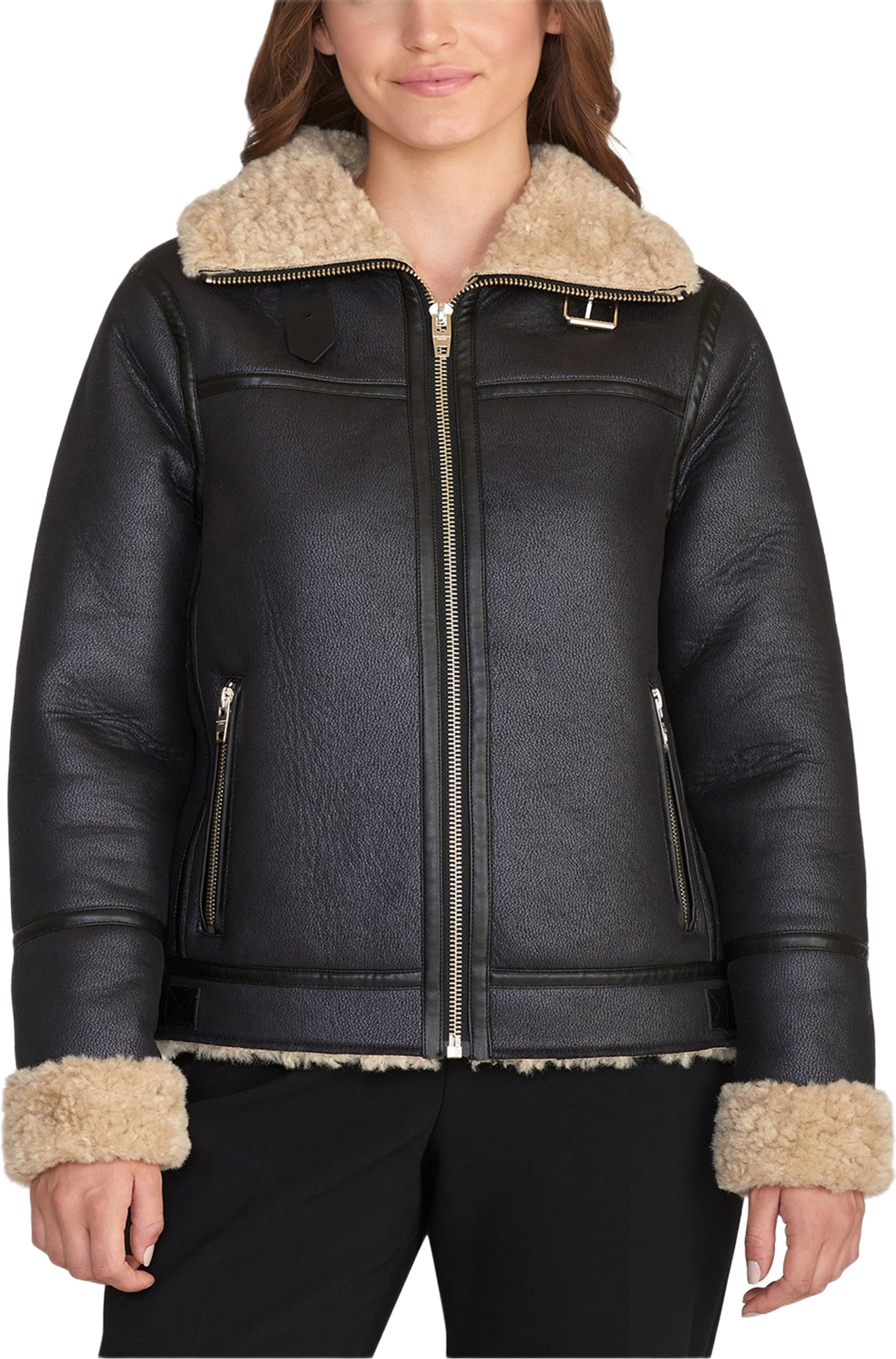 Belle Jacket, från ROCKANDBLUE, i färgen black/beige. Klicka för att öppna bilden i stort format