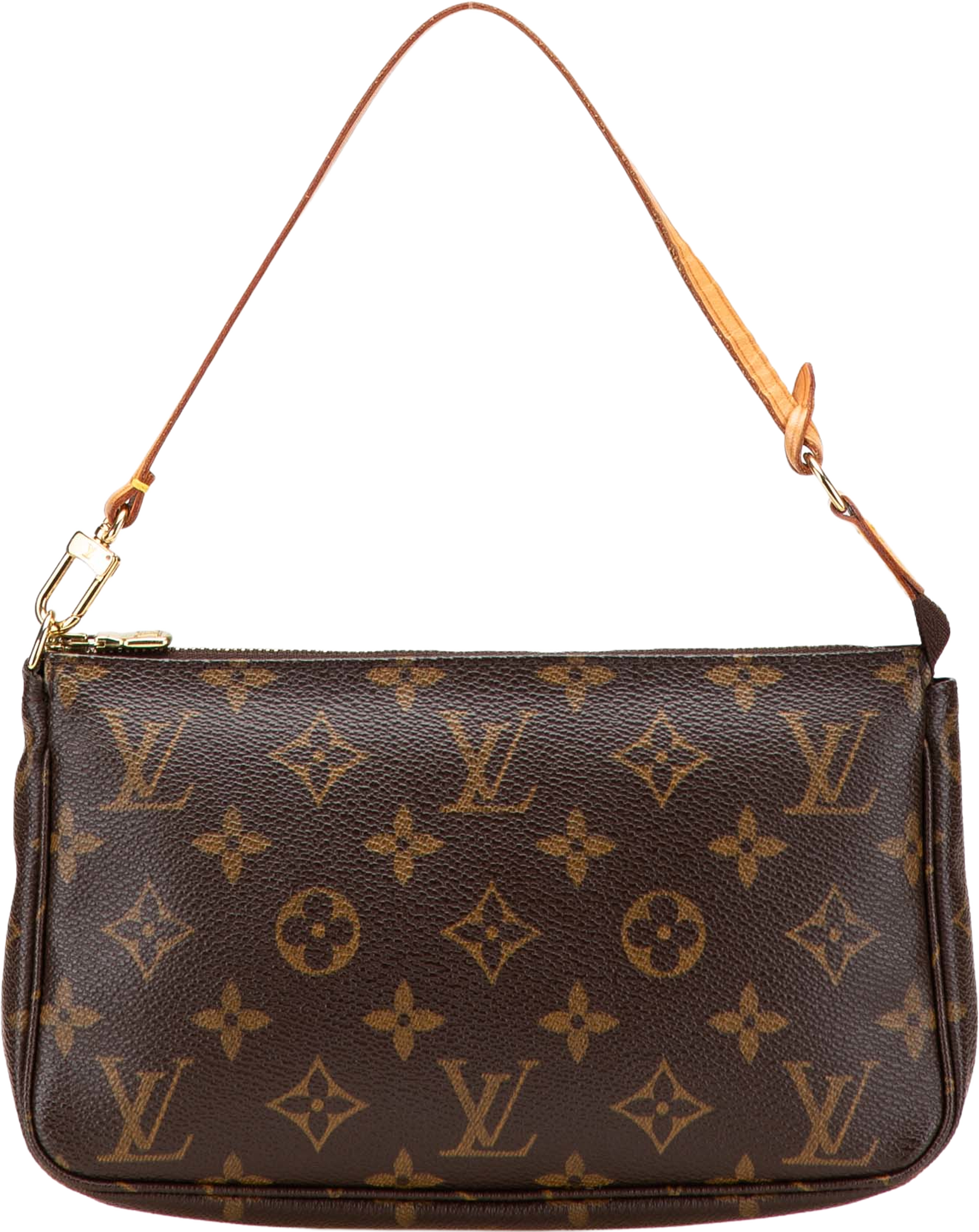 Louis Vuitton Monogram Pochette Accessoires, från Luxclusif, i färgen brown. Klicka för att öppna bilden i stort format