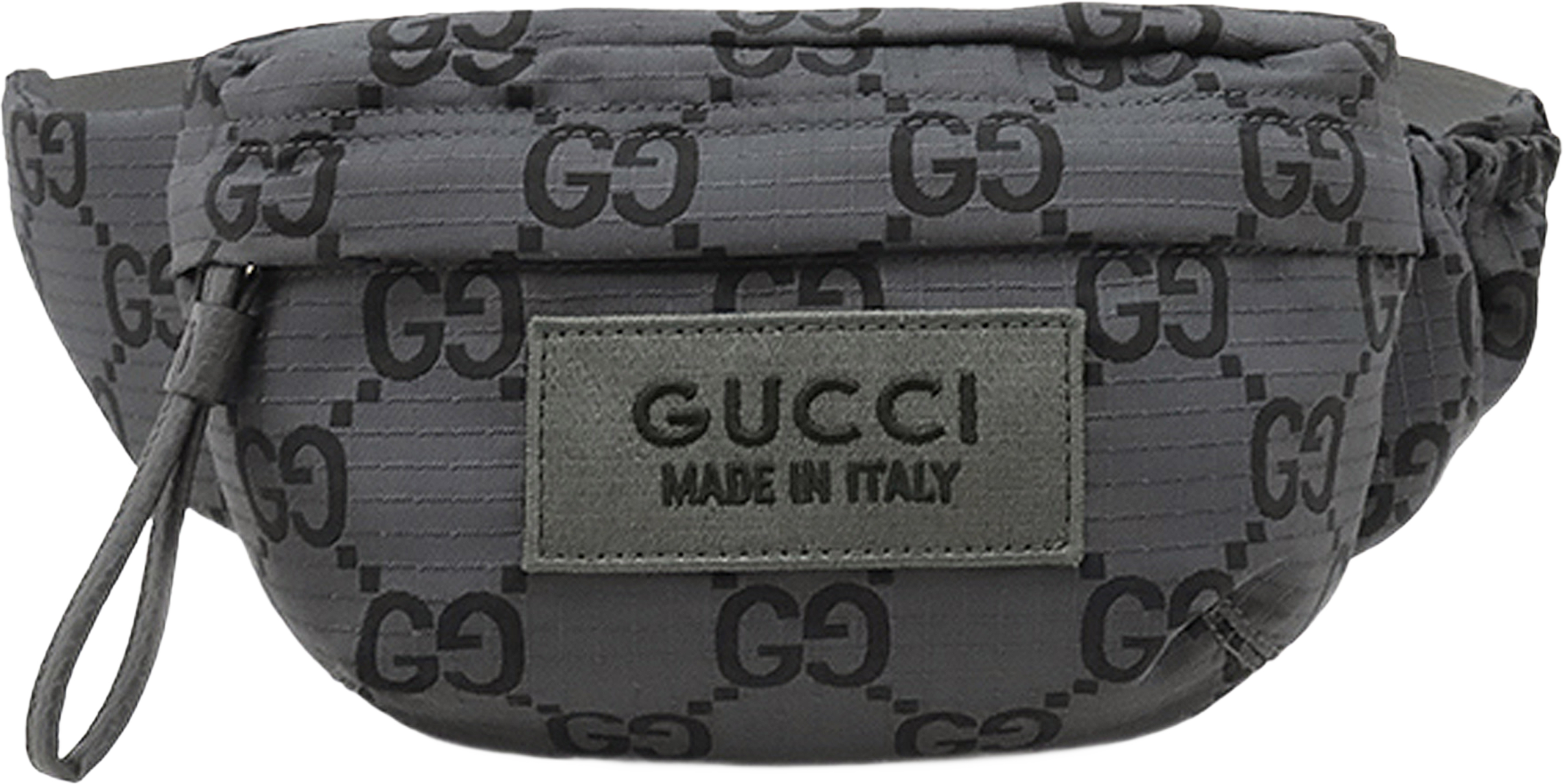 Gucci Gg Nylon Ripstop Belt Bag, från Luxclusif, i färgen gray. Klicka för att öppna bilden i stort format