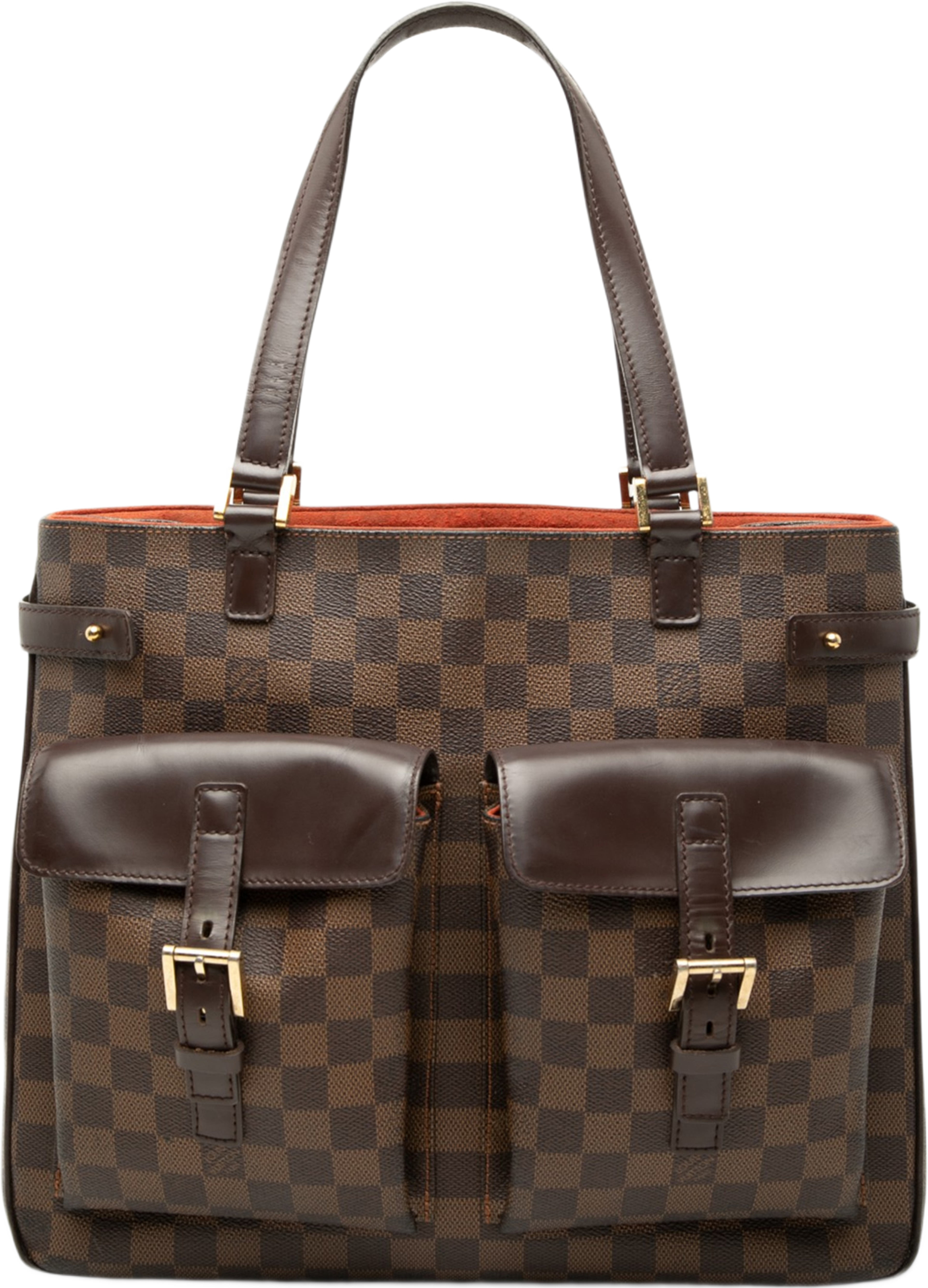 Louis Vuitton Damier Ebene Uzes, från Luxclusif, i färgen brun. Klicka för att öppna bilden i stort format