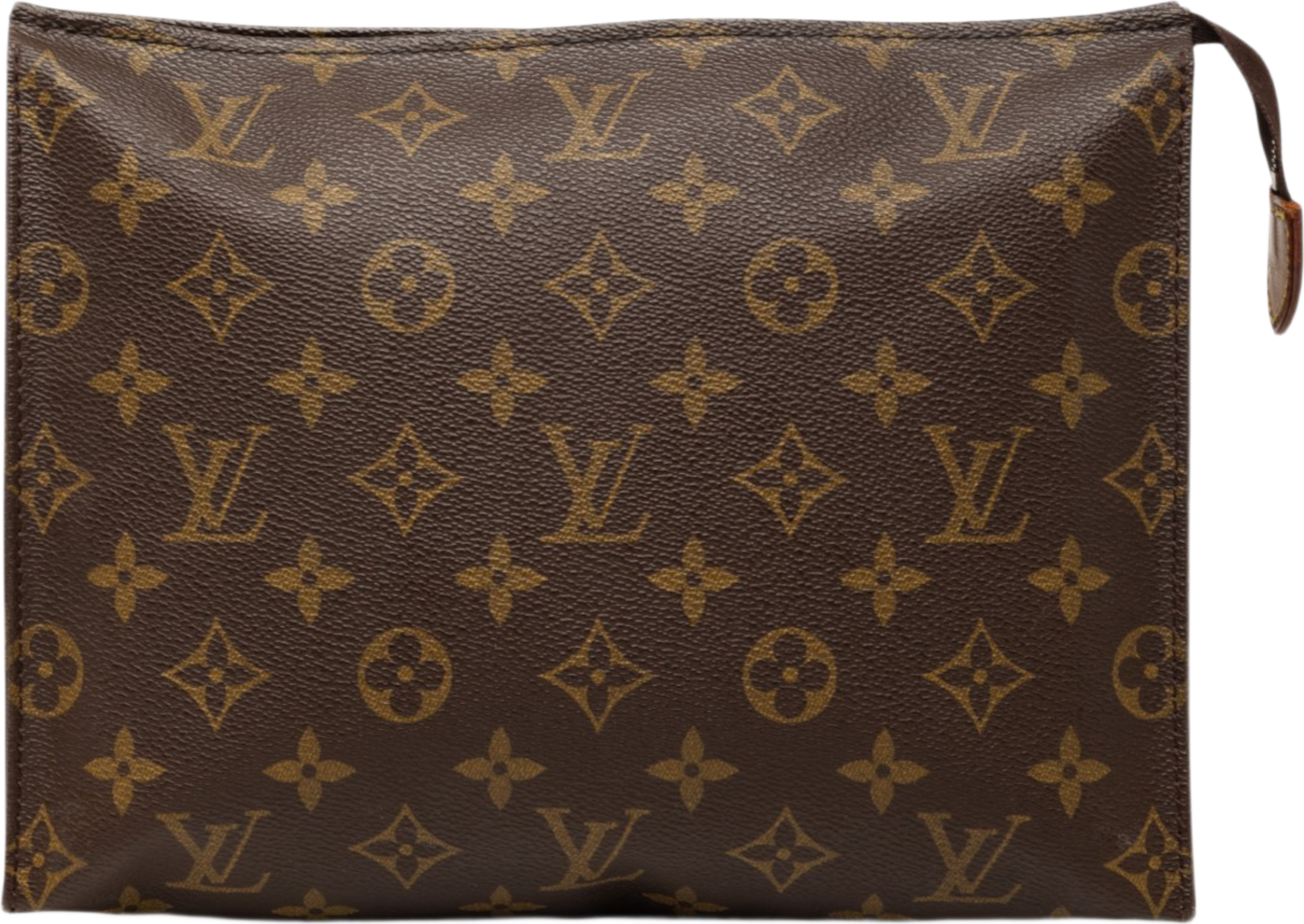Louis Vuitton Monogram Toiletry Pouch 26, från Luxclusif, i färgen brun. Klicka för att öppna bilden i stort format