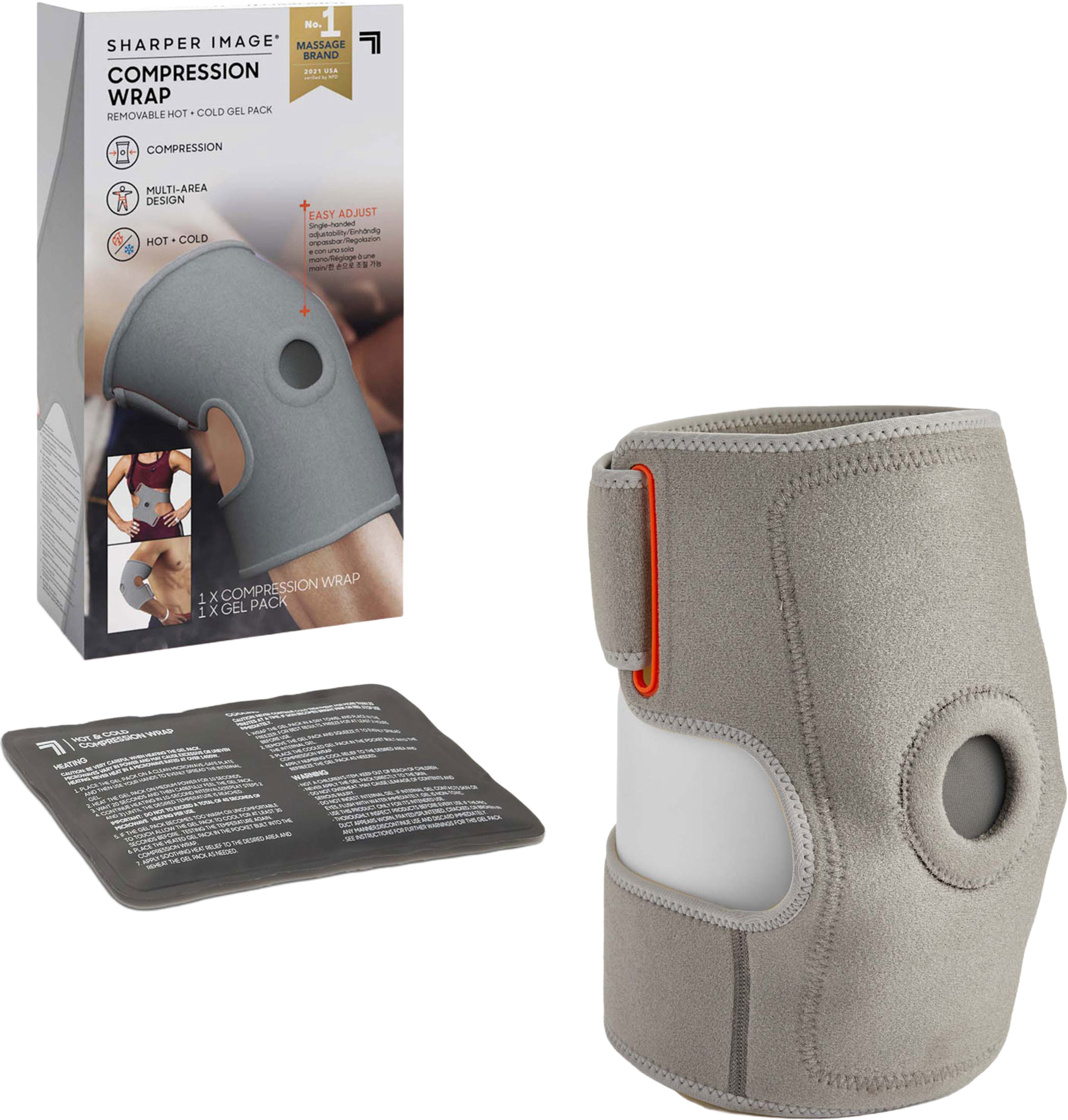 Knäkompression Kall Eller Varm, från Unknown, i färgen beige. Klicka för att öppna bilden i stort format