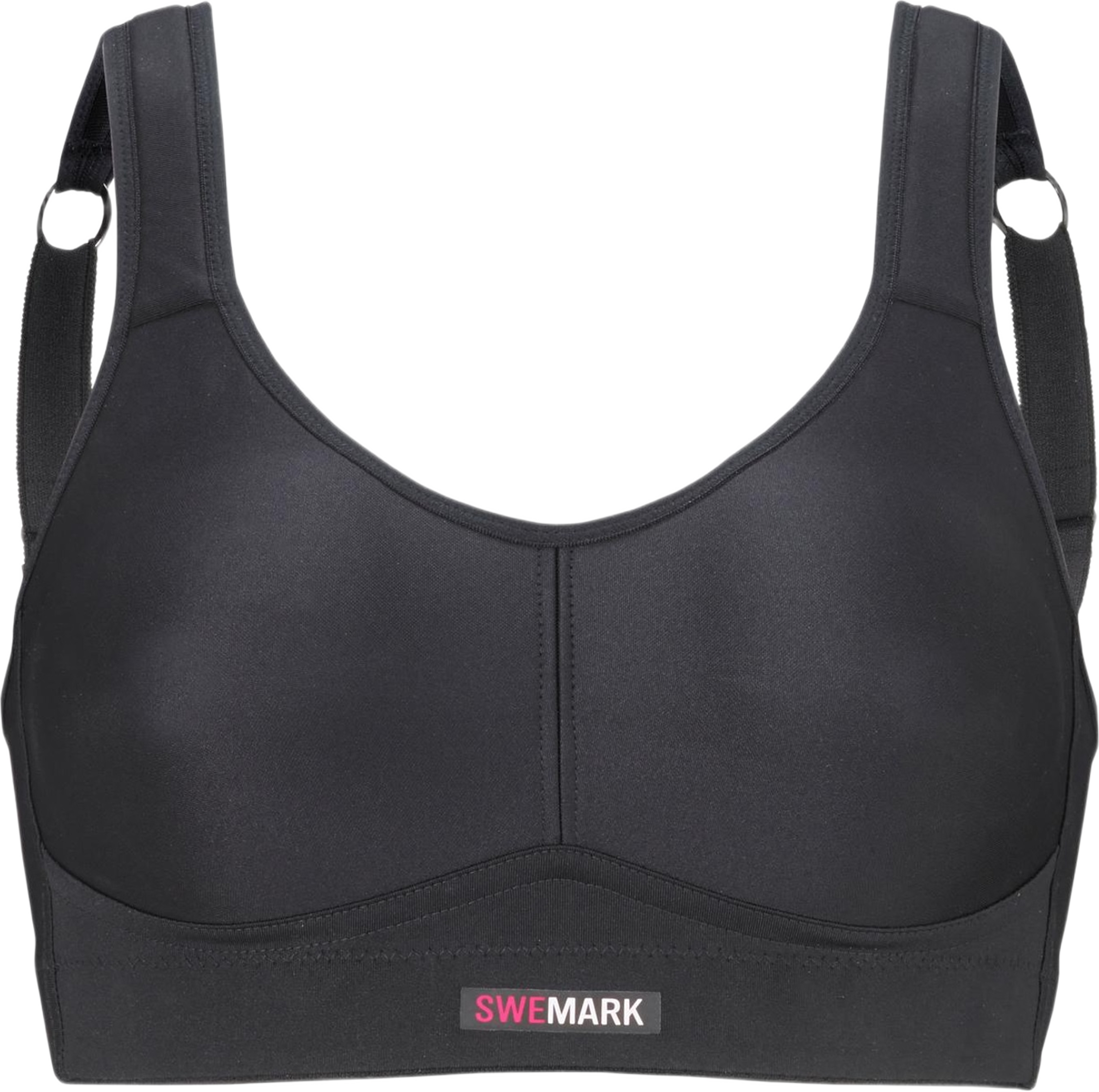 Courage Sport-bh, från Swegmark, i färgen black. Klicka för att öppna bilden i stort format
