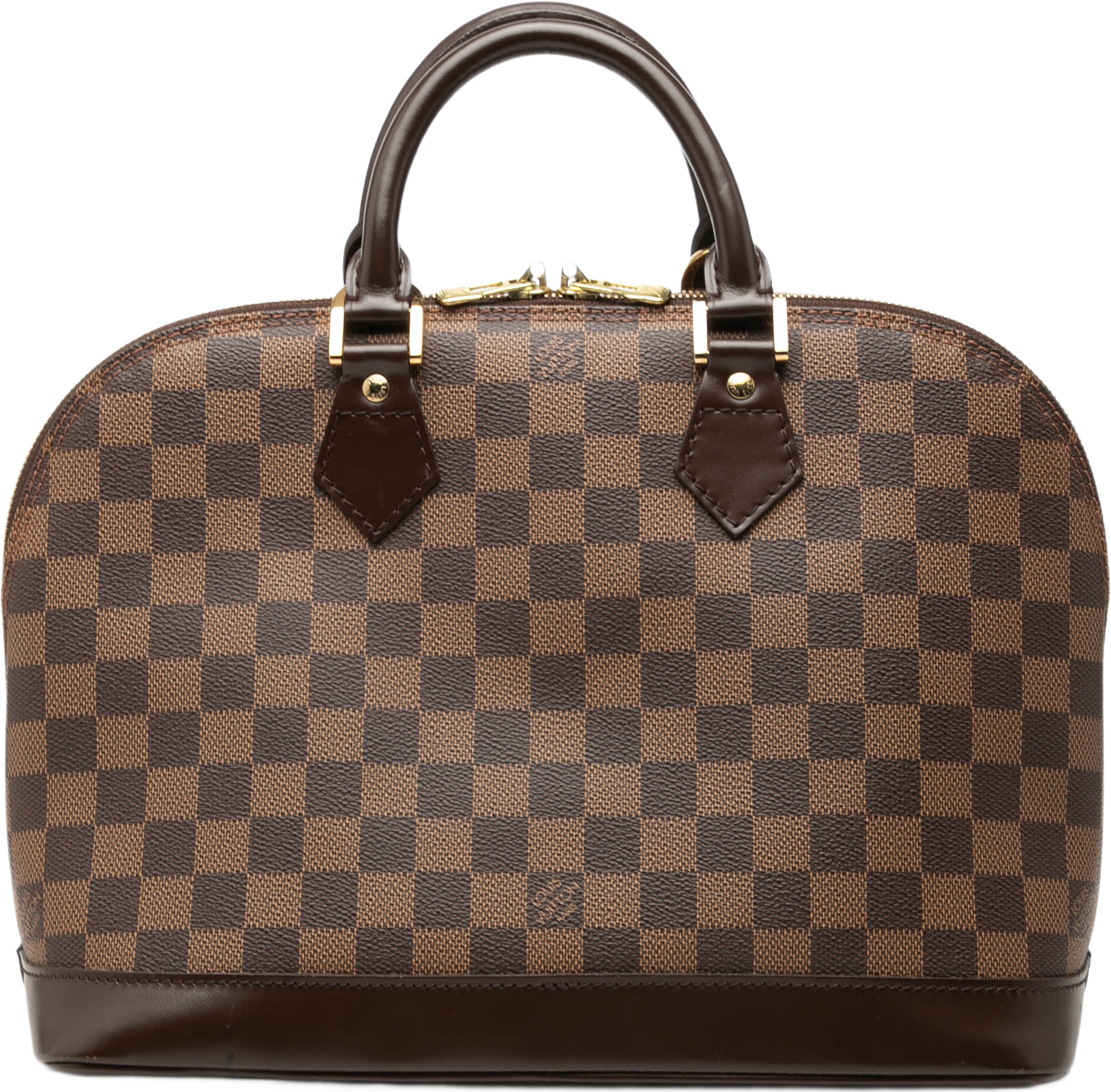 Louis Vuitton Damier Ebene Alma Pm, från Luxclusif, i färgen brun. Klicka för att öppna bilden i stort format
