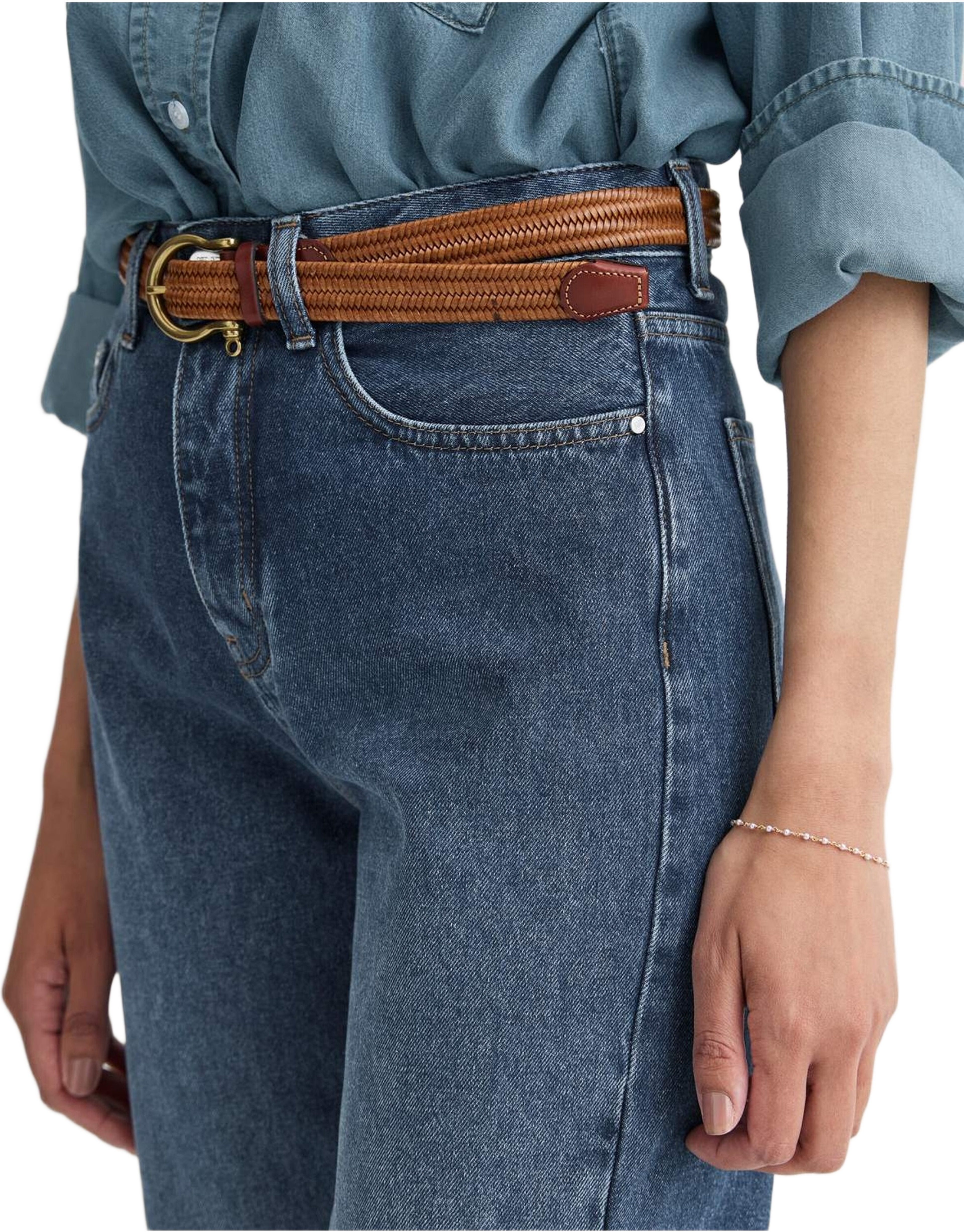 Jeans Alice, från Newhouse, i färgen mellanblå. Klicka för att öppna bilden i stort format