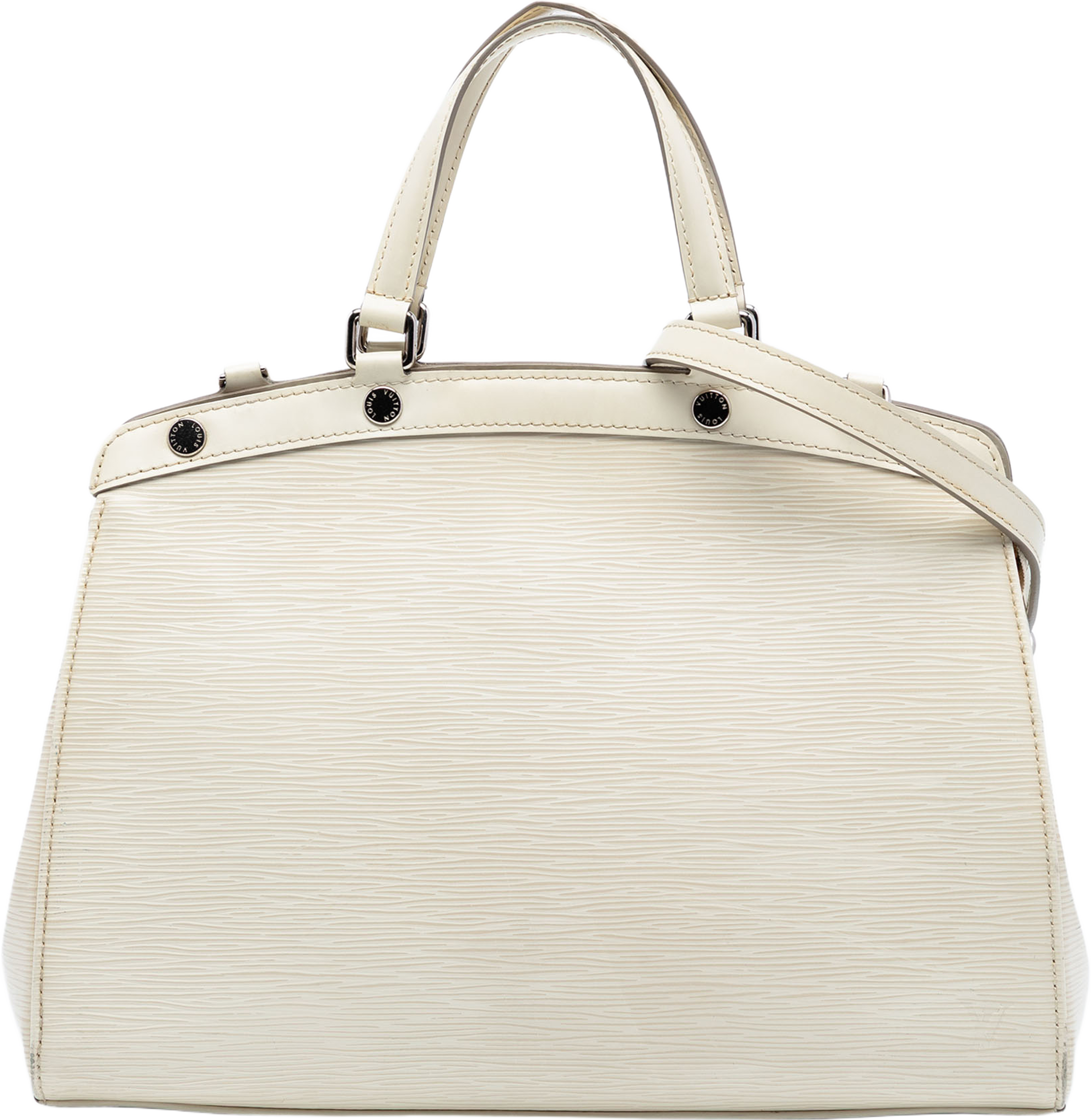 Louis Vuitton Epi Brea Mm, från Luxclusif, i färgen white. Klicka för att öppna bilden i stort format