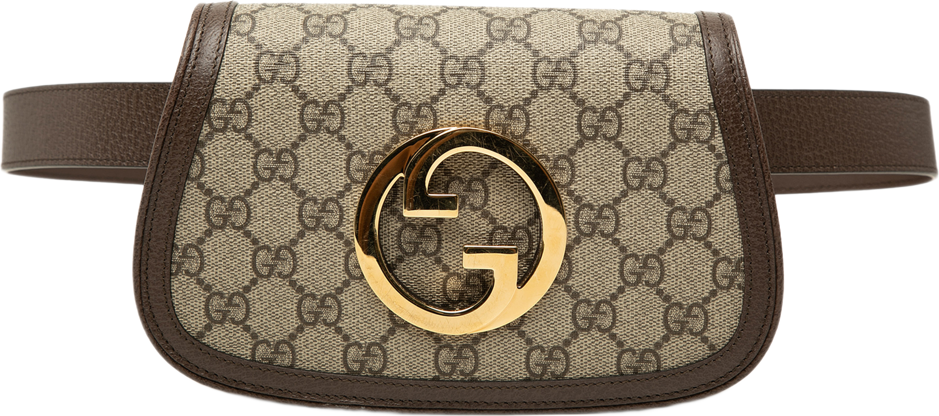 Gucci Gg Supreme Blondie Belt Bag, från Luxclusif, i färgen beige. Klicka för att öppna bilden i stort format